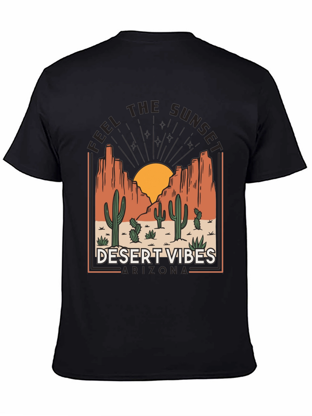 Desert Vibes Arizona Graphic T-Shirt