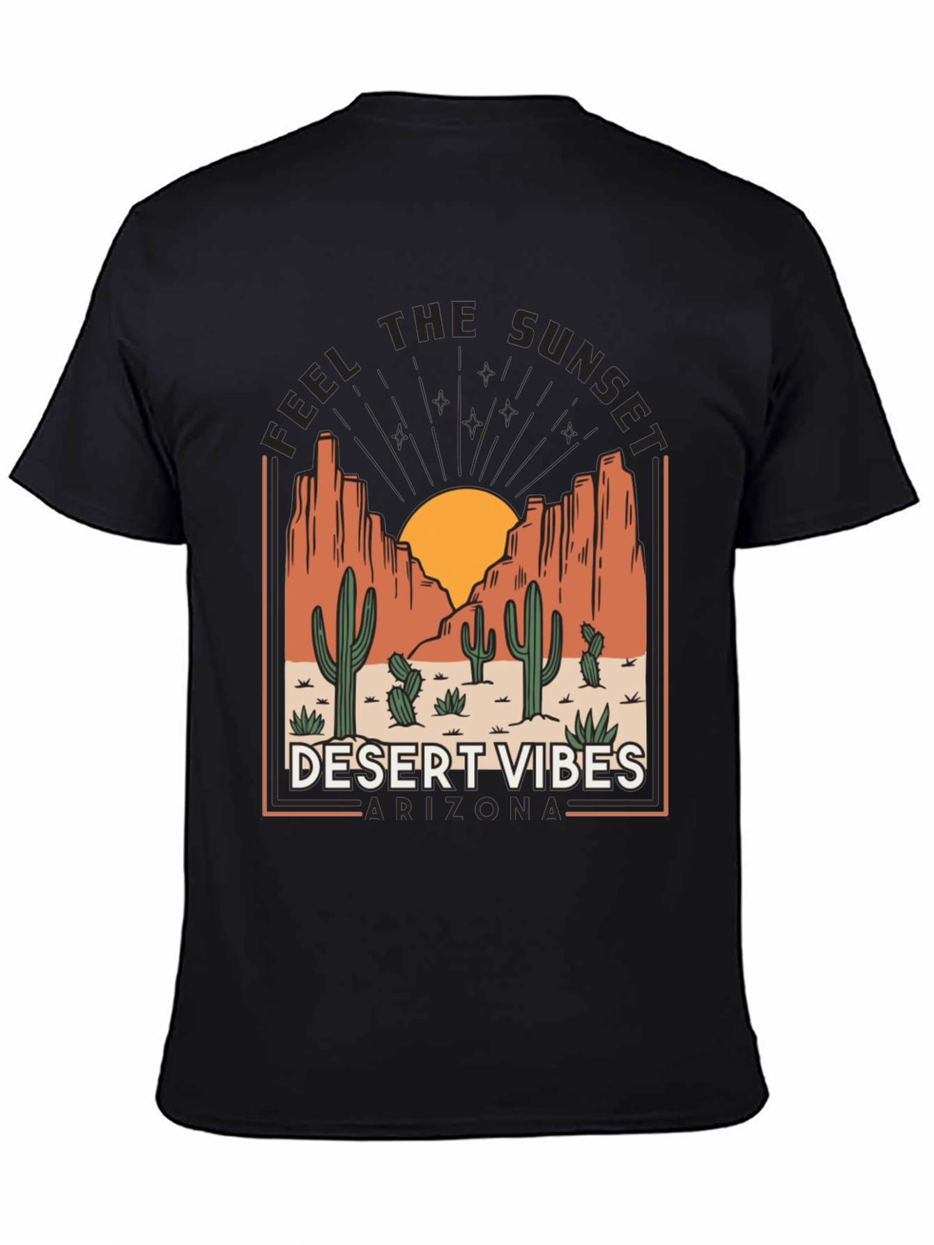 Desert Vibes Arizona Graphic T-Shirt