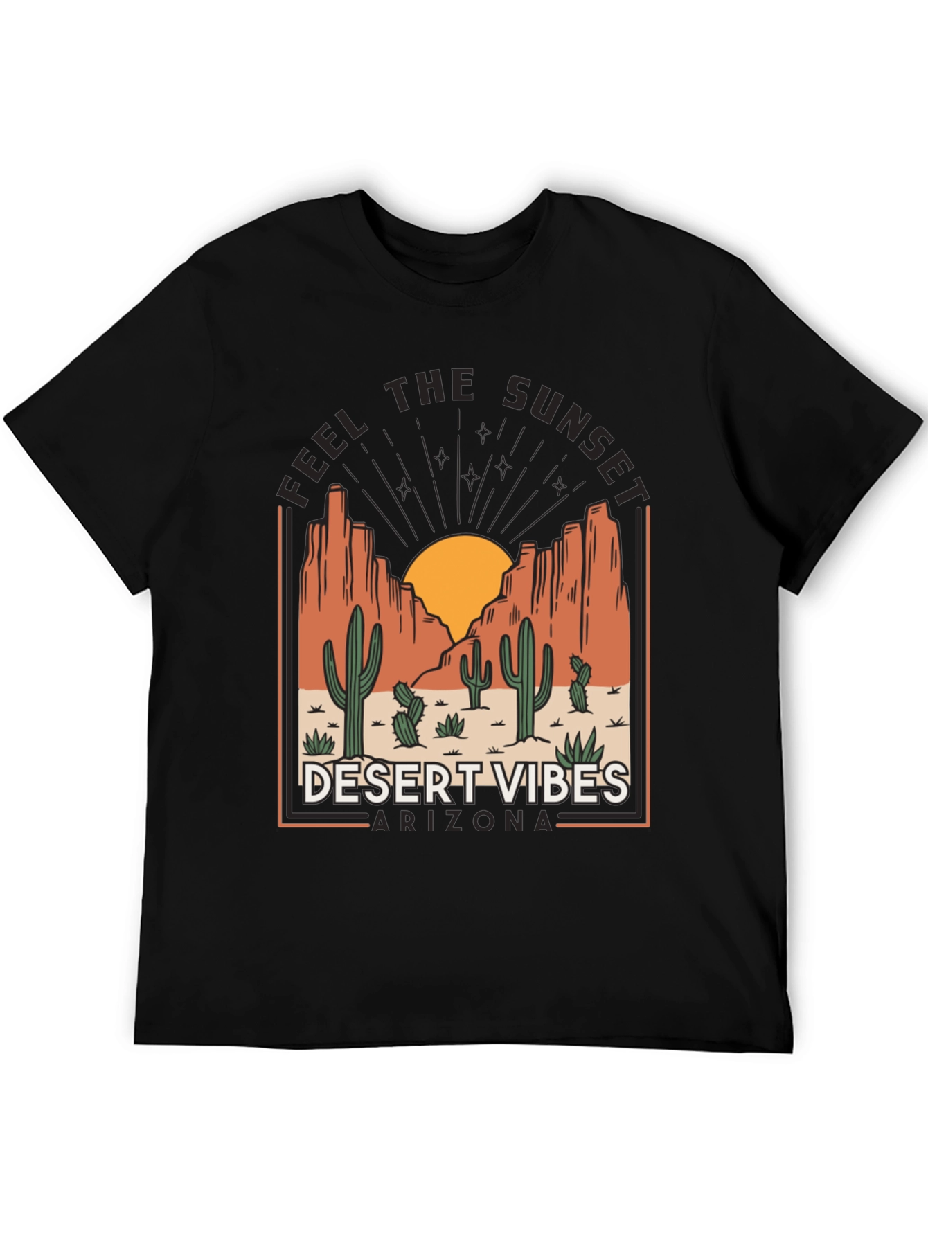 Desert Vibes Arizona Graphic T-Shirt