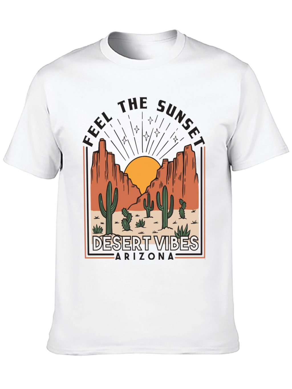 Desert Vibes Arizona Graphic T-Shirt