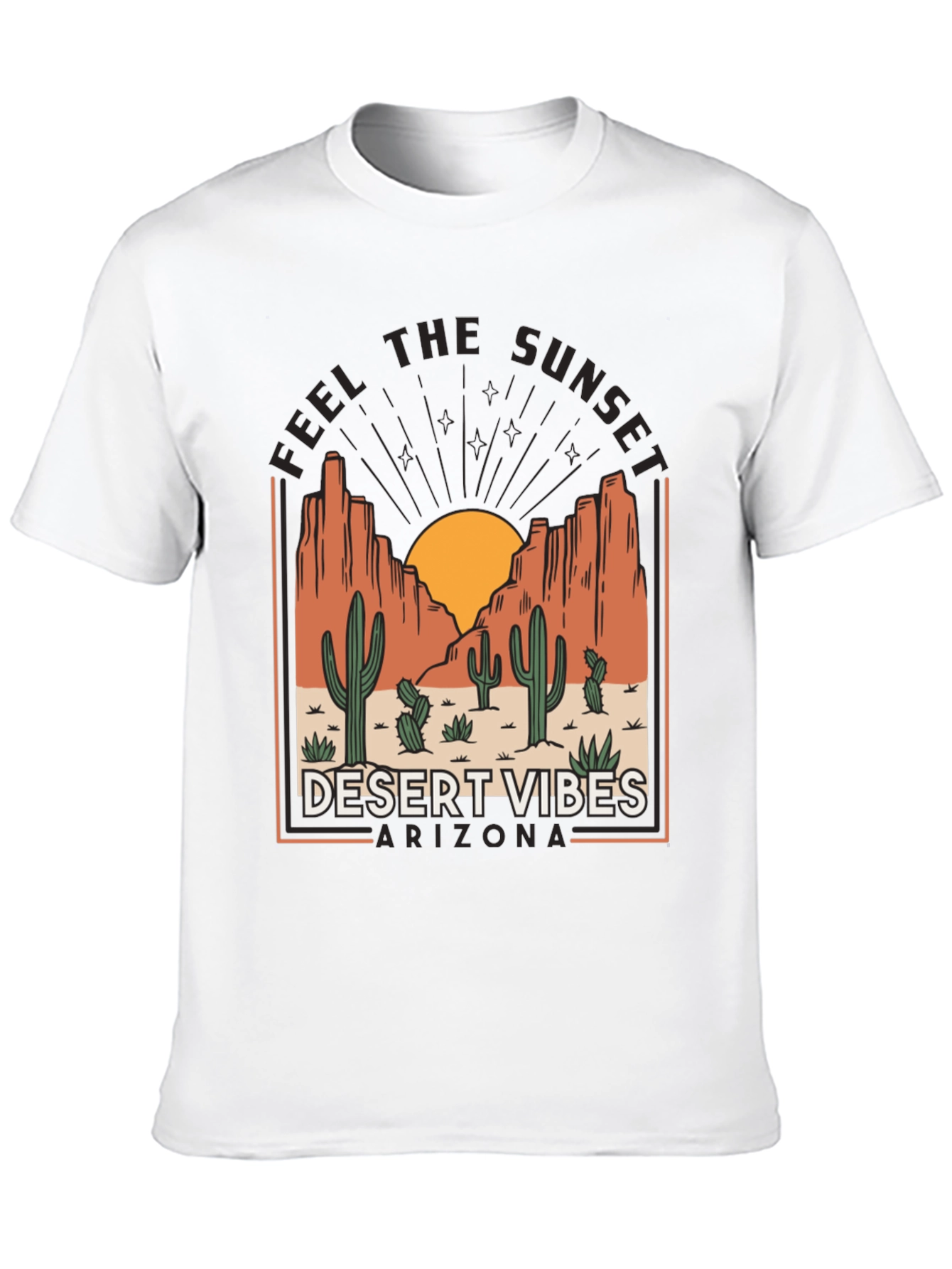 Desert Vibes Arizona Graphic T-Shirt