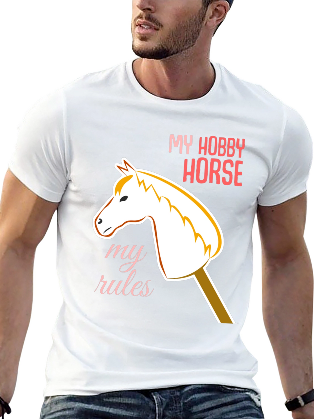 My Hobby Horse T-Shirt - Playful Equestrian Style