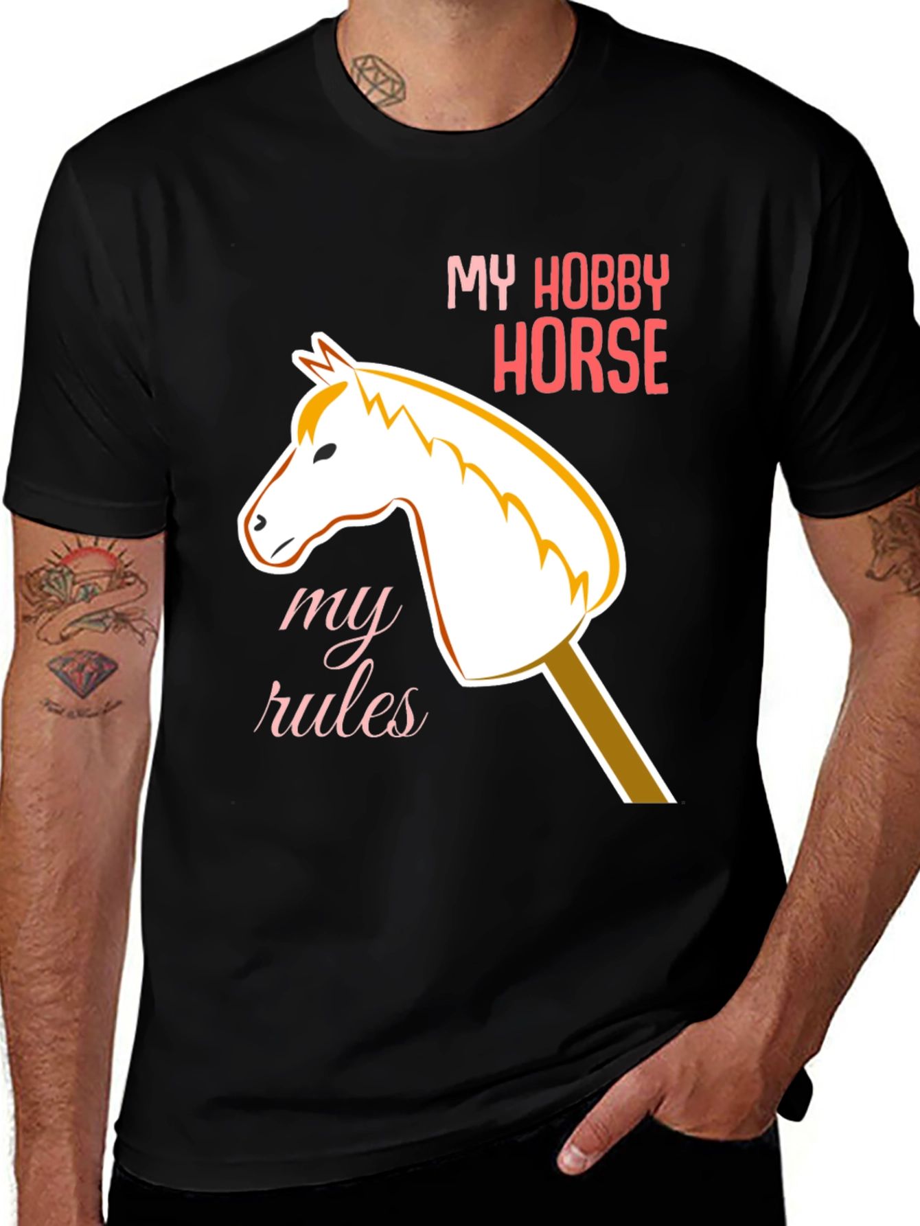 My Hobby Horse T-Shirt - Playful Equestrian Style