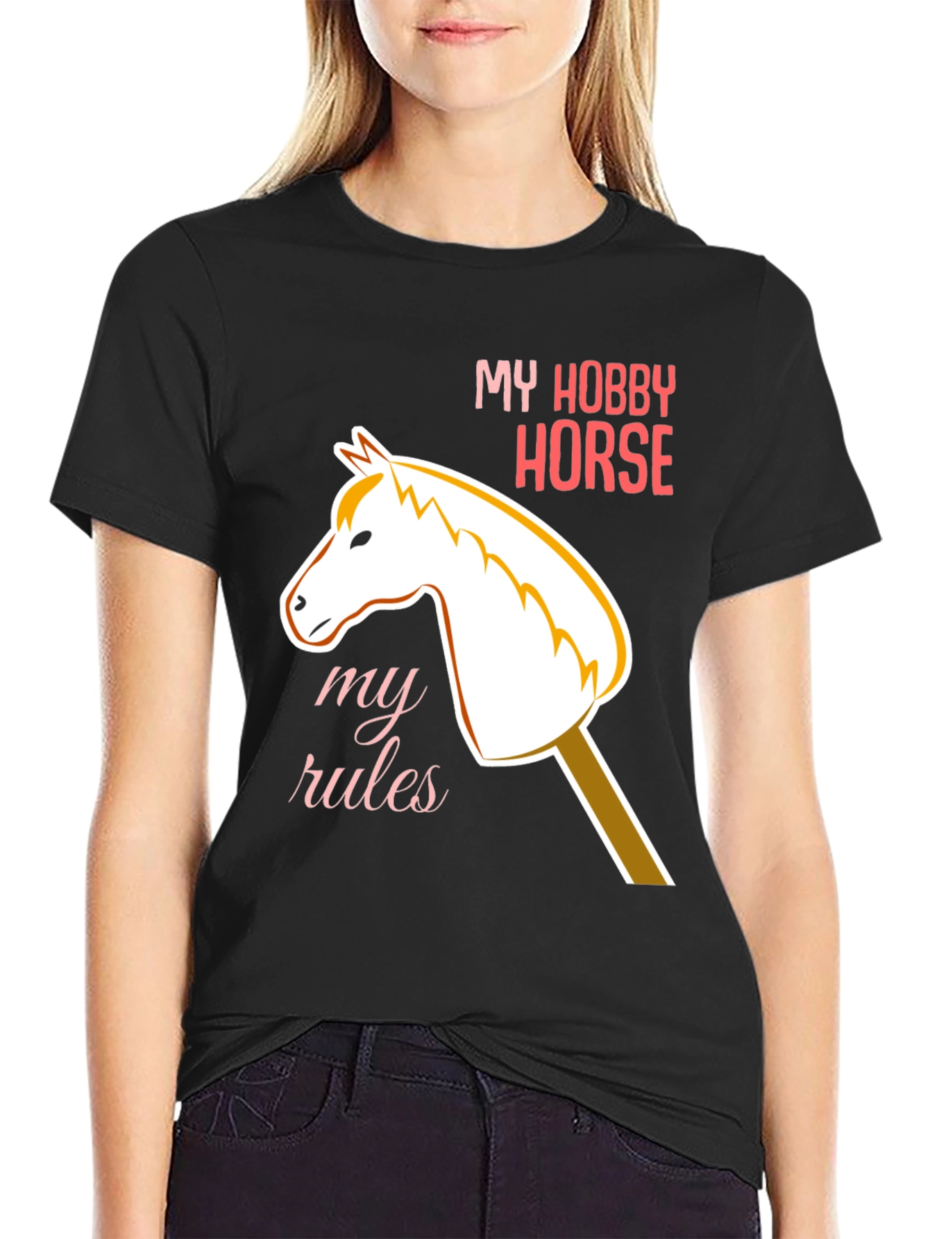 My Hobby Horse T-Shirt - Playful Equestrian Style
