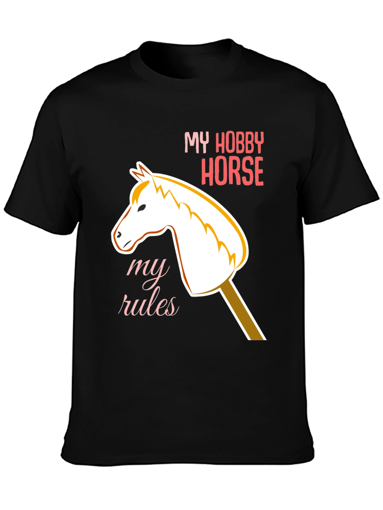 My Hobby Horse T-Shirt - Playful Equestrian Style