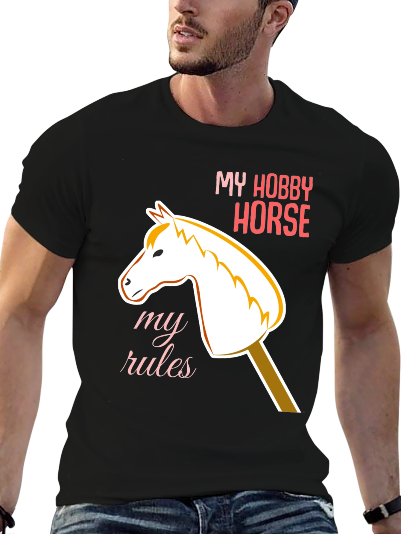 My Hobby Horse T-Shirt - Playful Equestrian Style