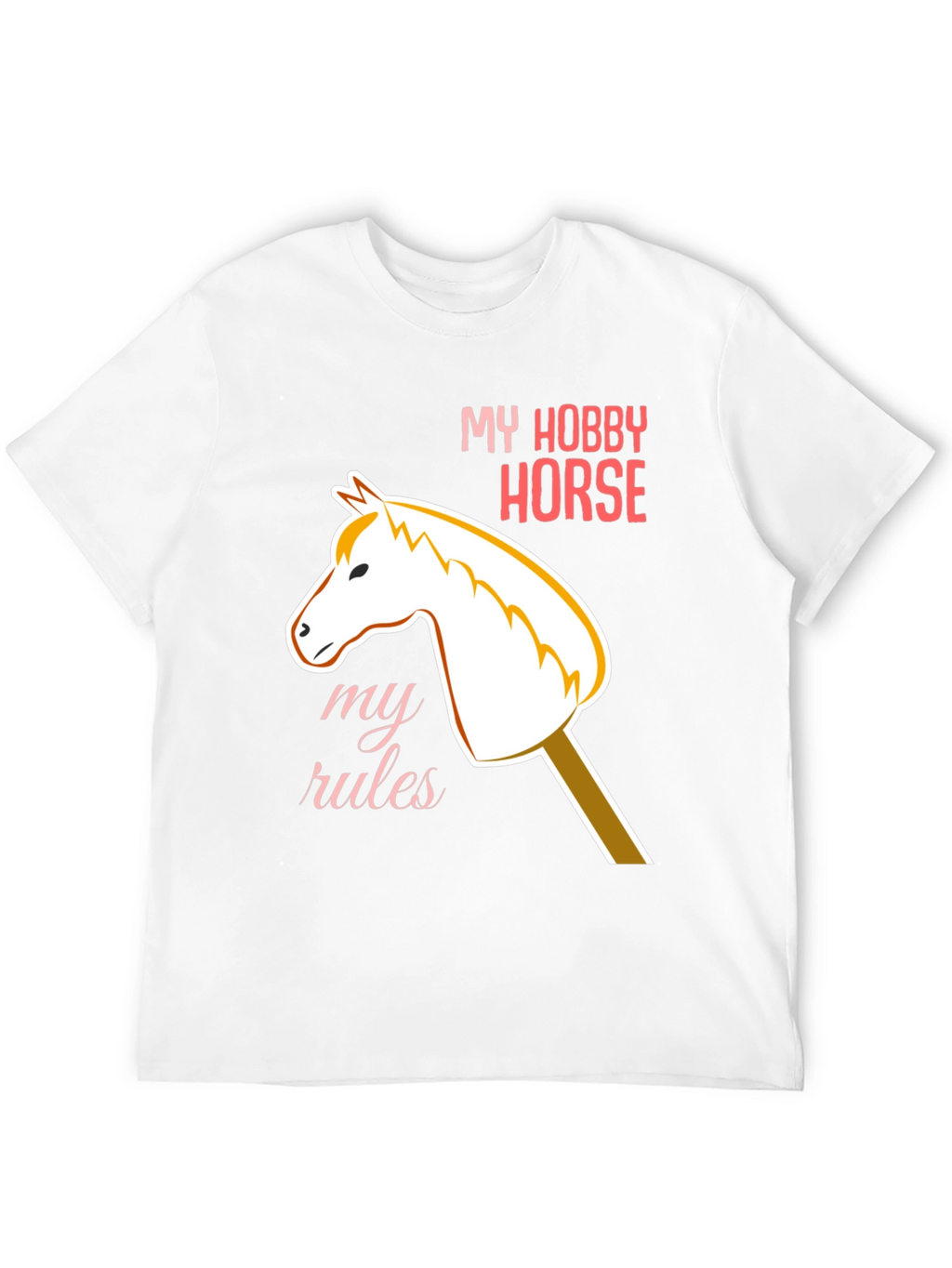 My Hobby Horse T-Shirt - Playful Equestrian Style