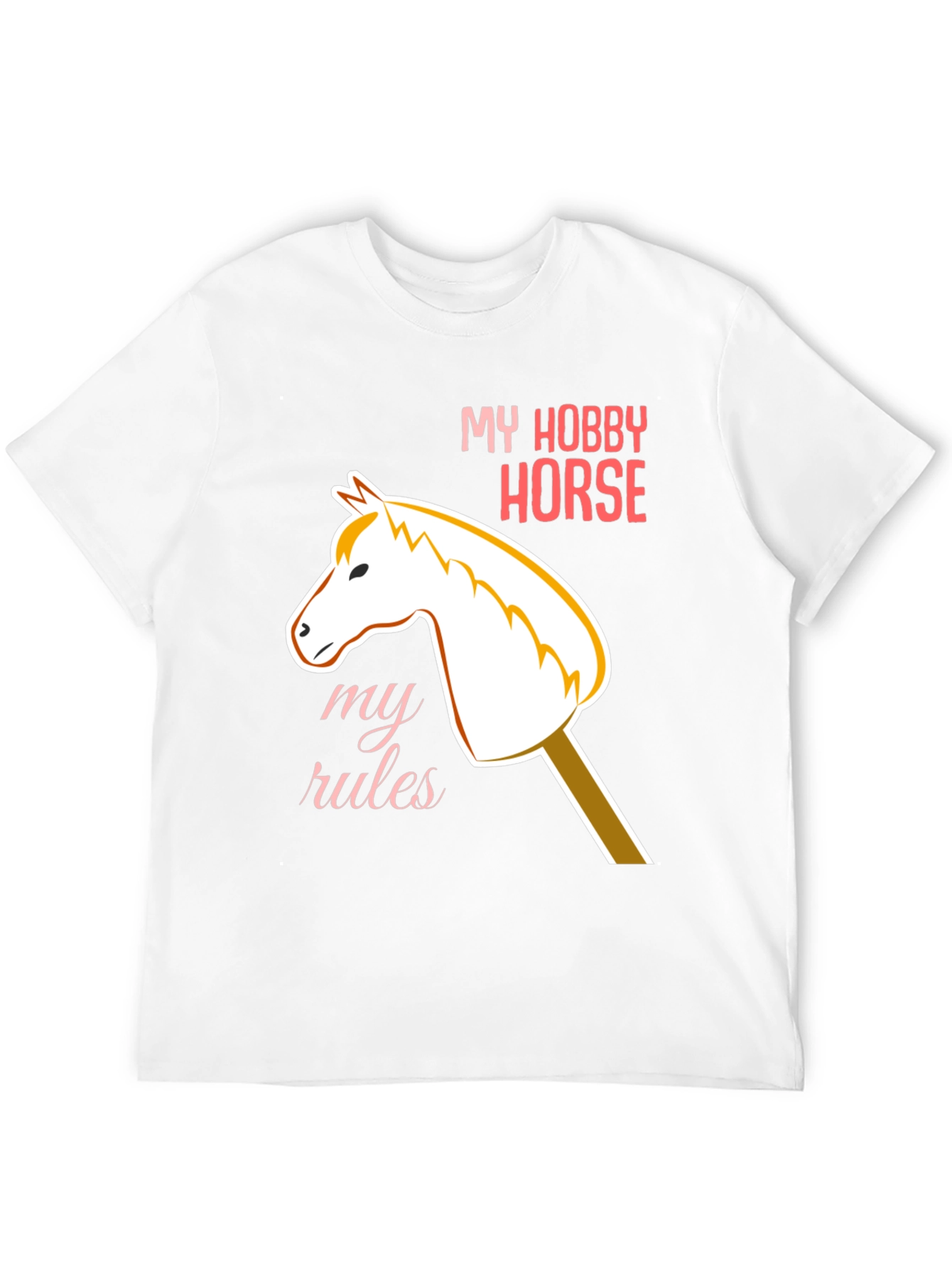 My Hobby Horse T-Shirt - Playful Equestrian Style