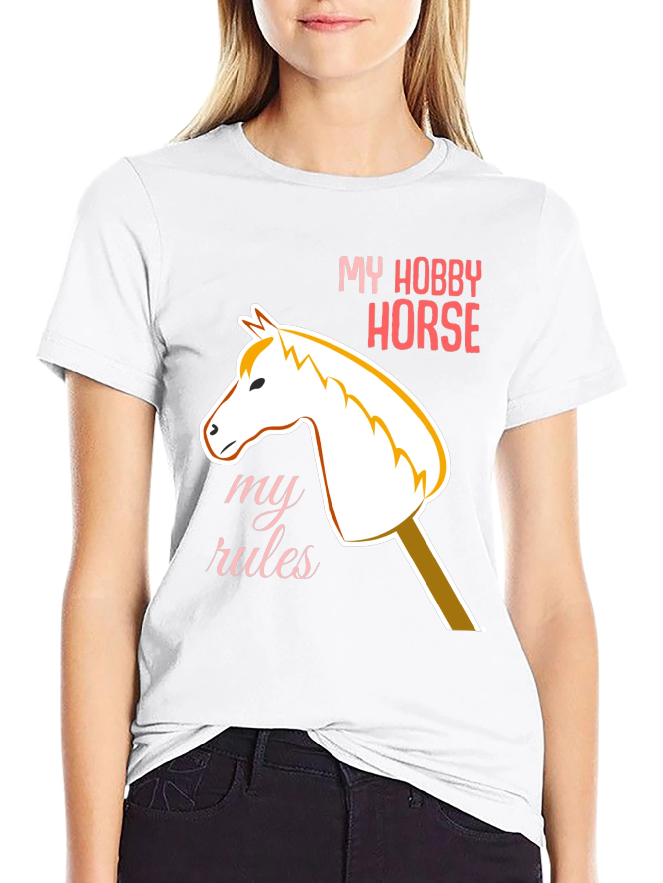 My Hobby Horse T-Shirt - Playful Equestrian Style