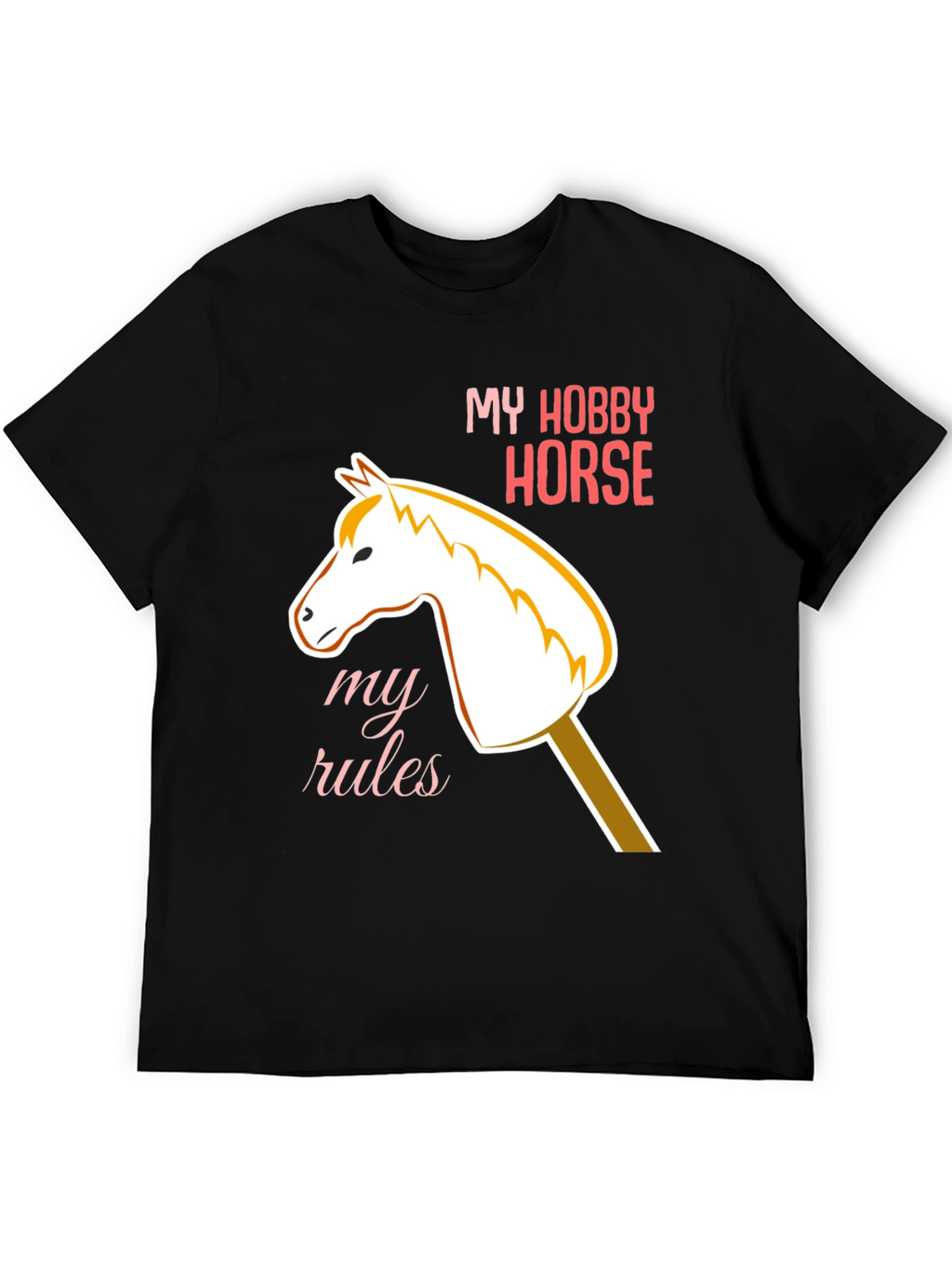 My Hobby Horse T-Shirt - Playful Equestrian Style