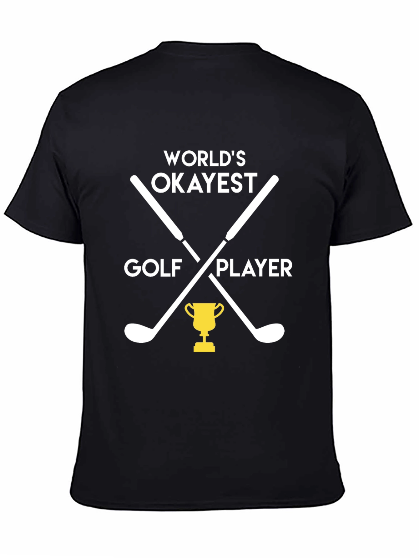 Worlds Okayest Golf Player T-Shirt - Funny Golfer Tee
