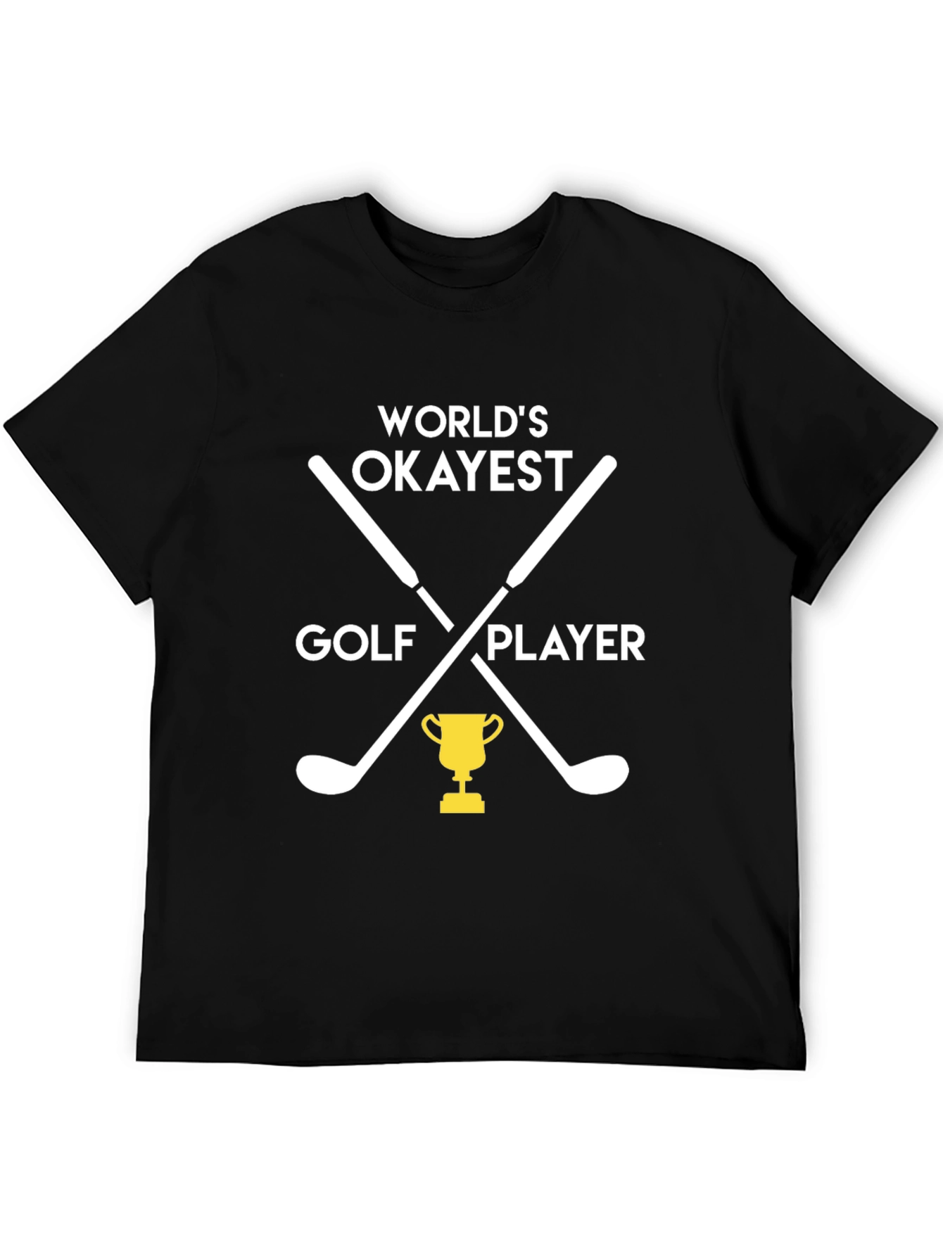 Worlds Okayest Golf Player T-Shirt - Funny Golfer Tee
