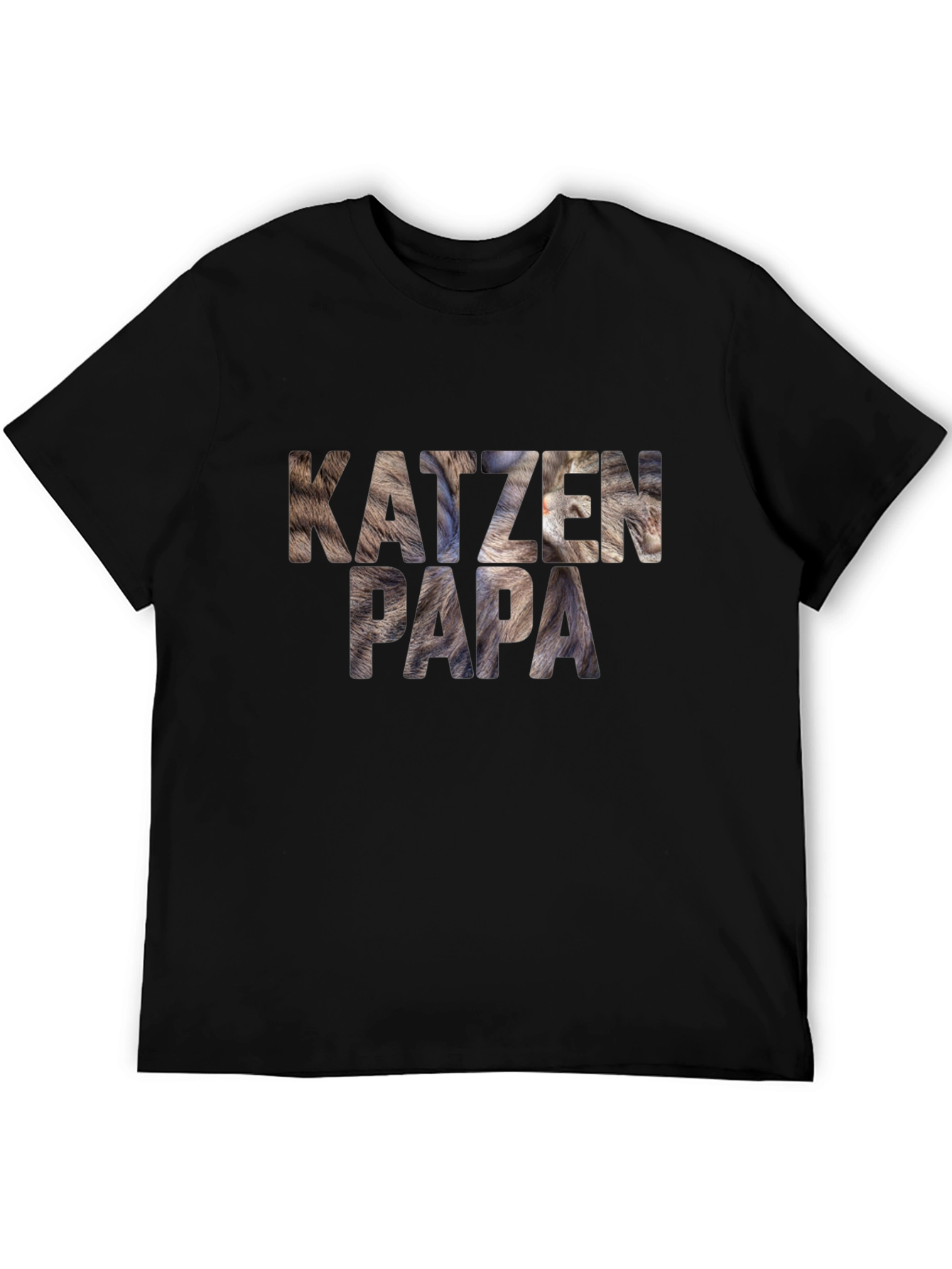 Katzen Papa Graphic Tee - Cat Dad T-Shirt