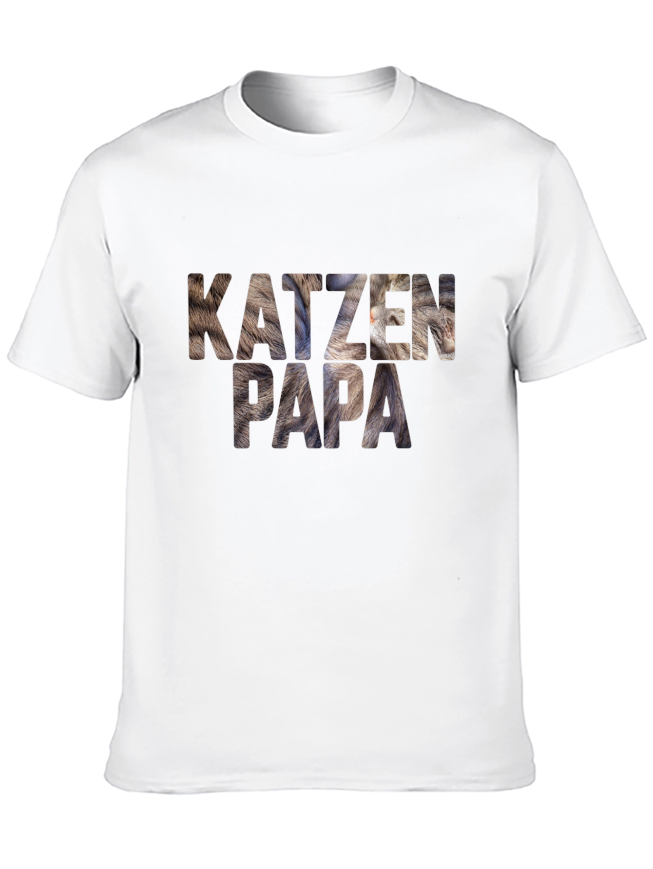 Katzen Papa Graphic Tee - Cat Dad T-Shirt