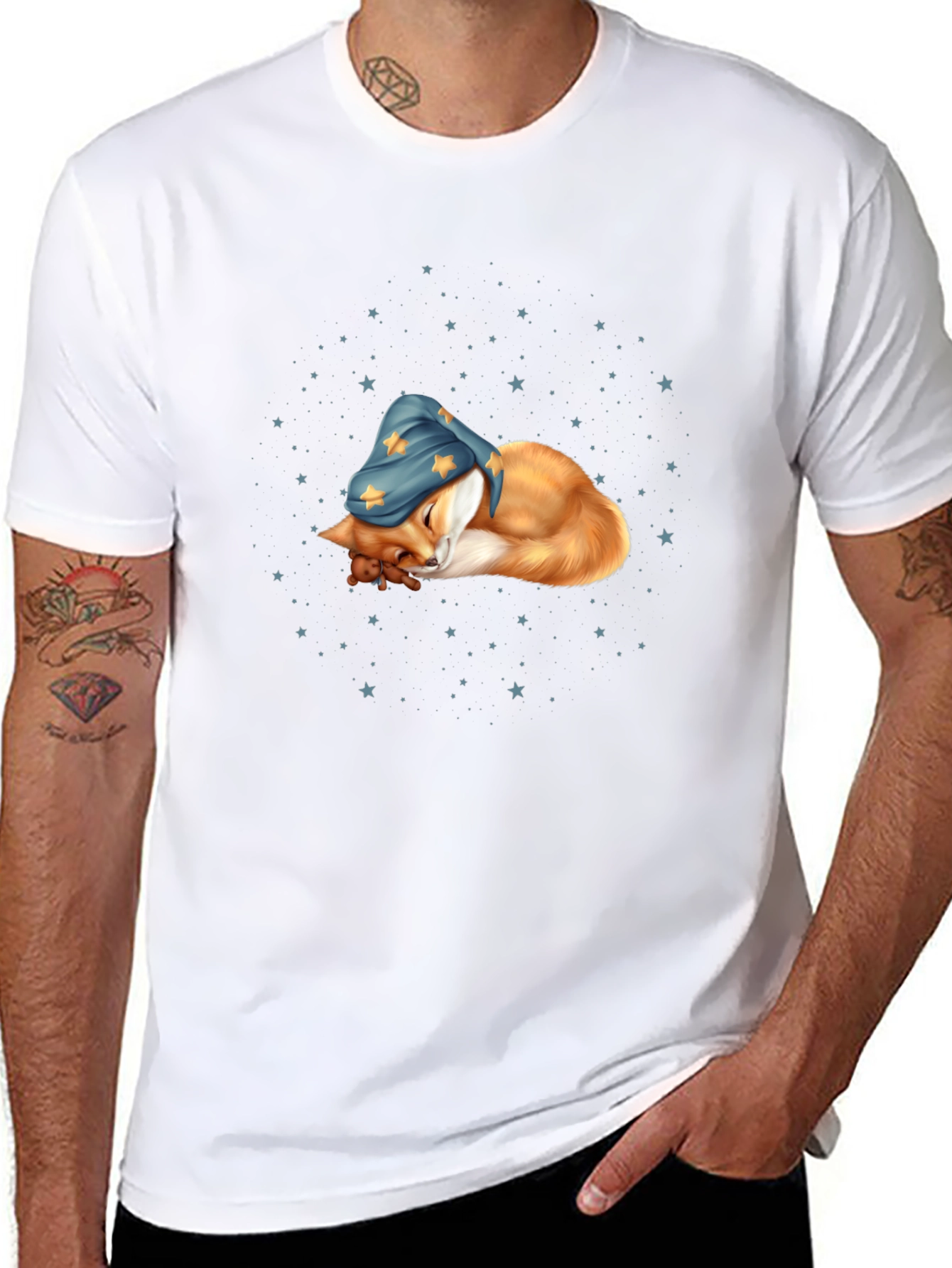 Dreamy Fox Tee: Whimsical Comfort