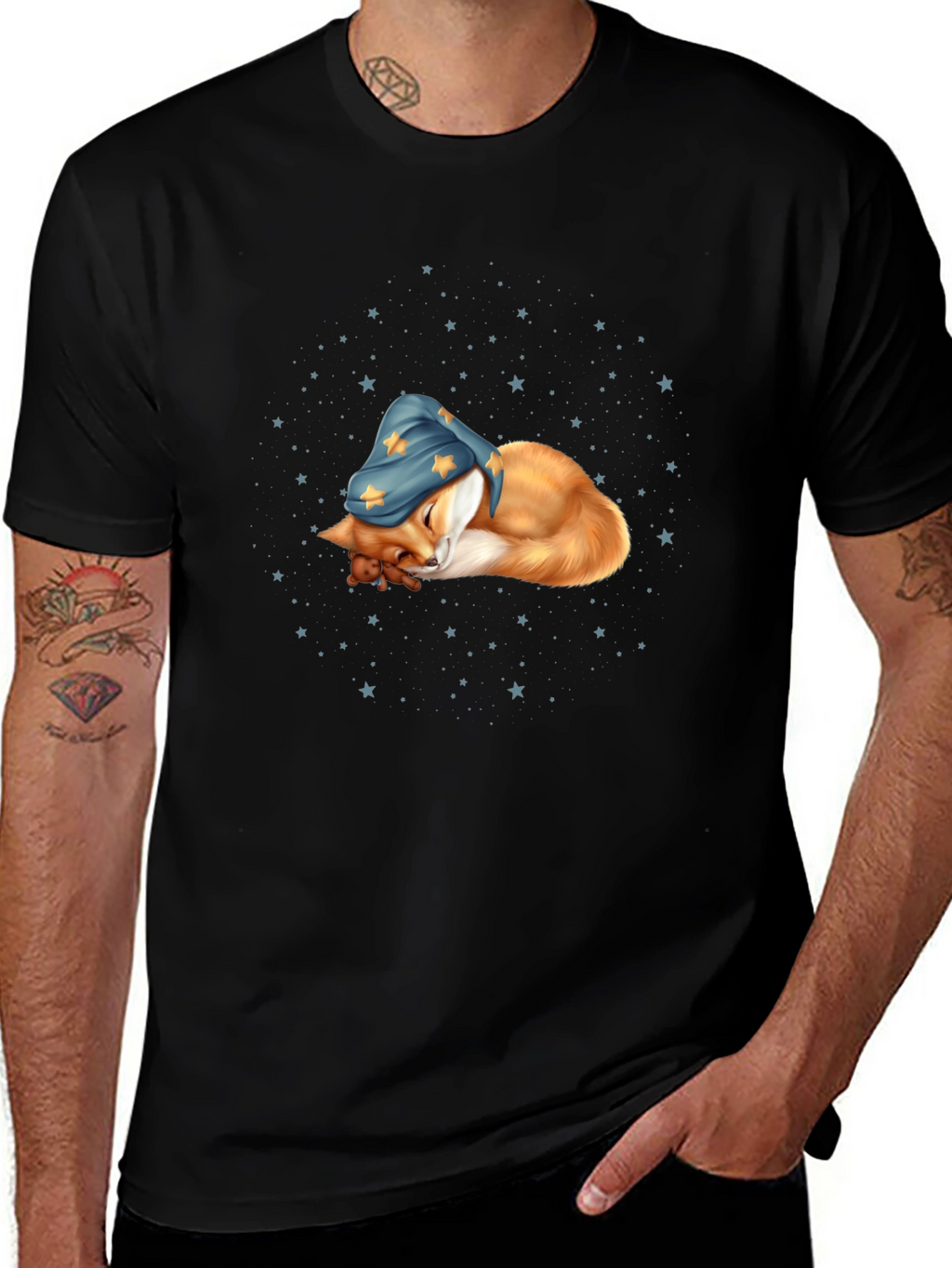 Dreamy Fox Tee: Whimsical Comfort