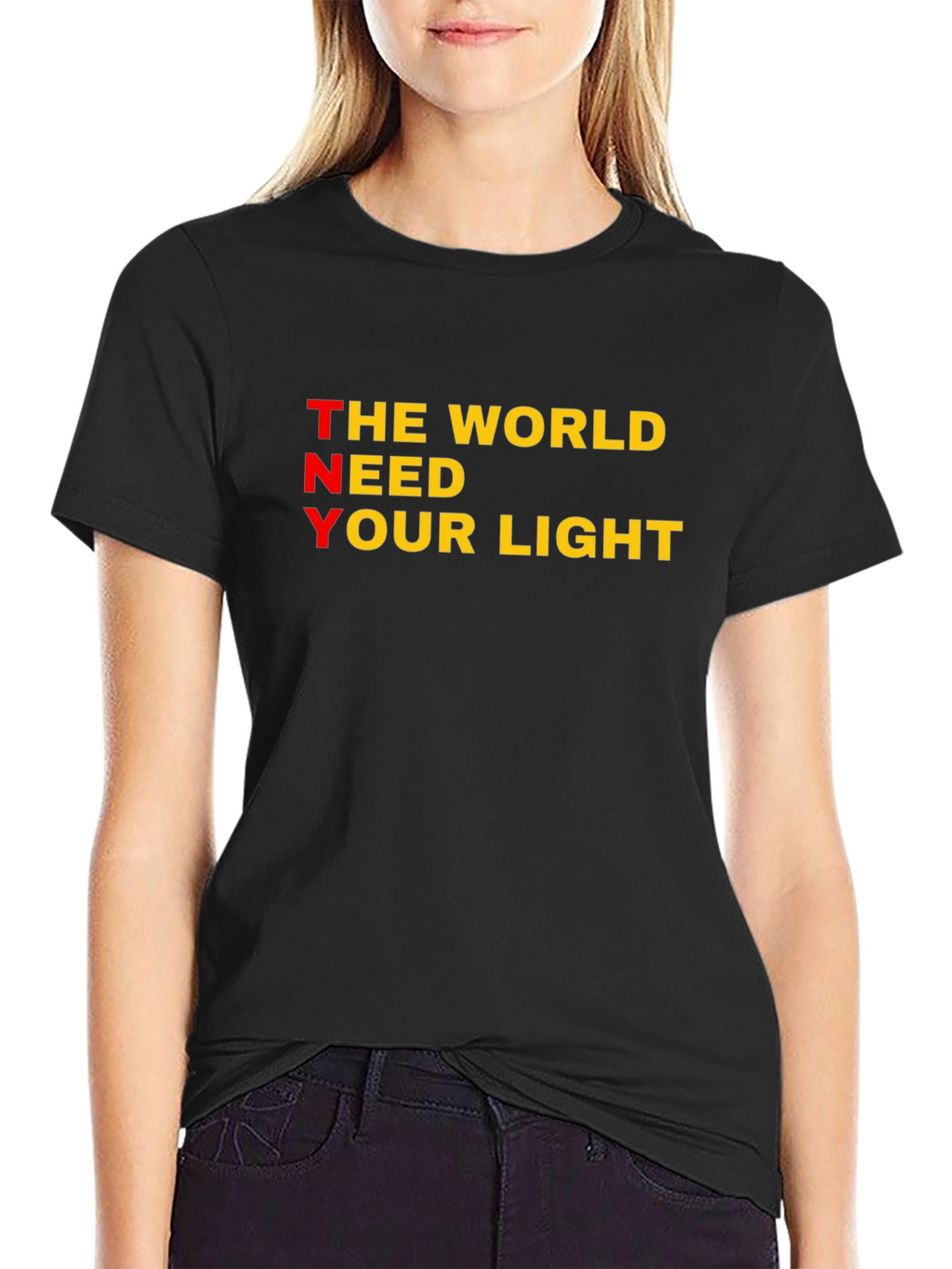 Inspirational TNY Graphic T-Shirt - Black