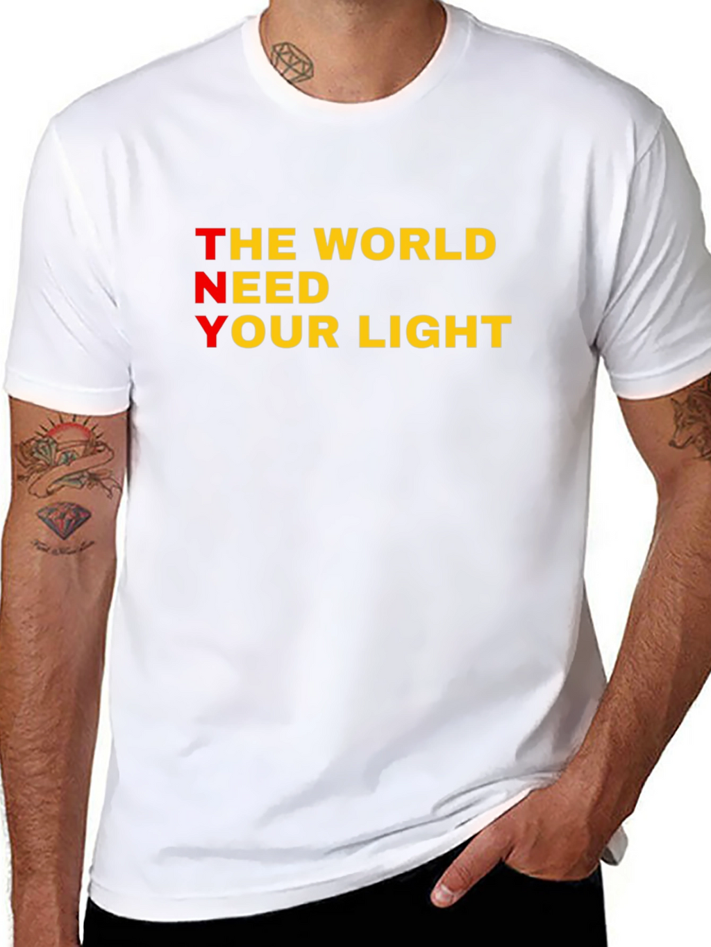 Inspirational TNY Graphic T-Shirt - Black