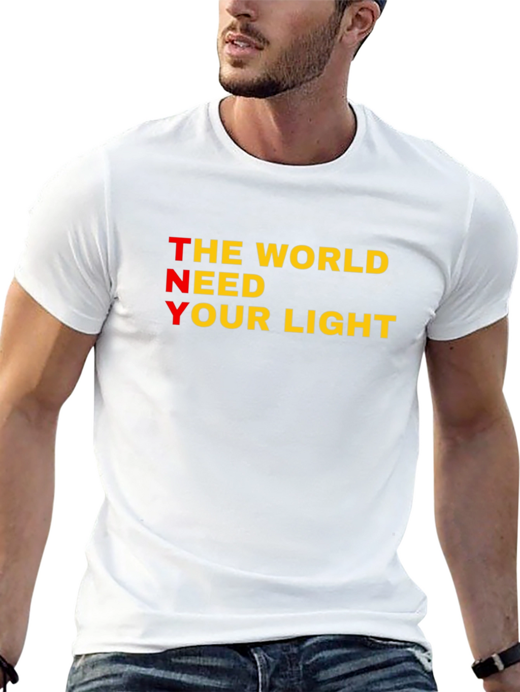 Inspirational TNY Graphic T-Shirt - Black
