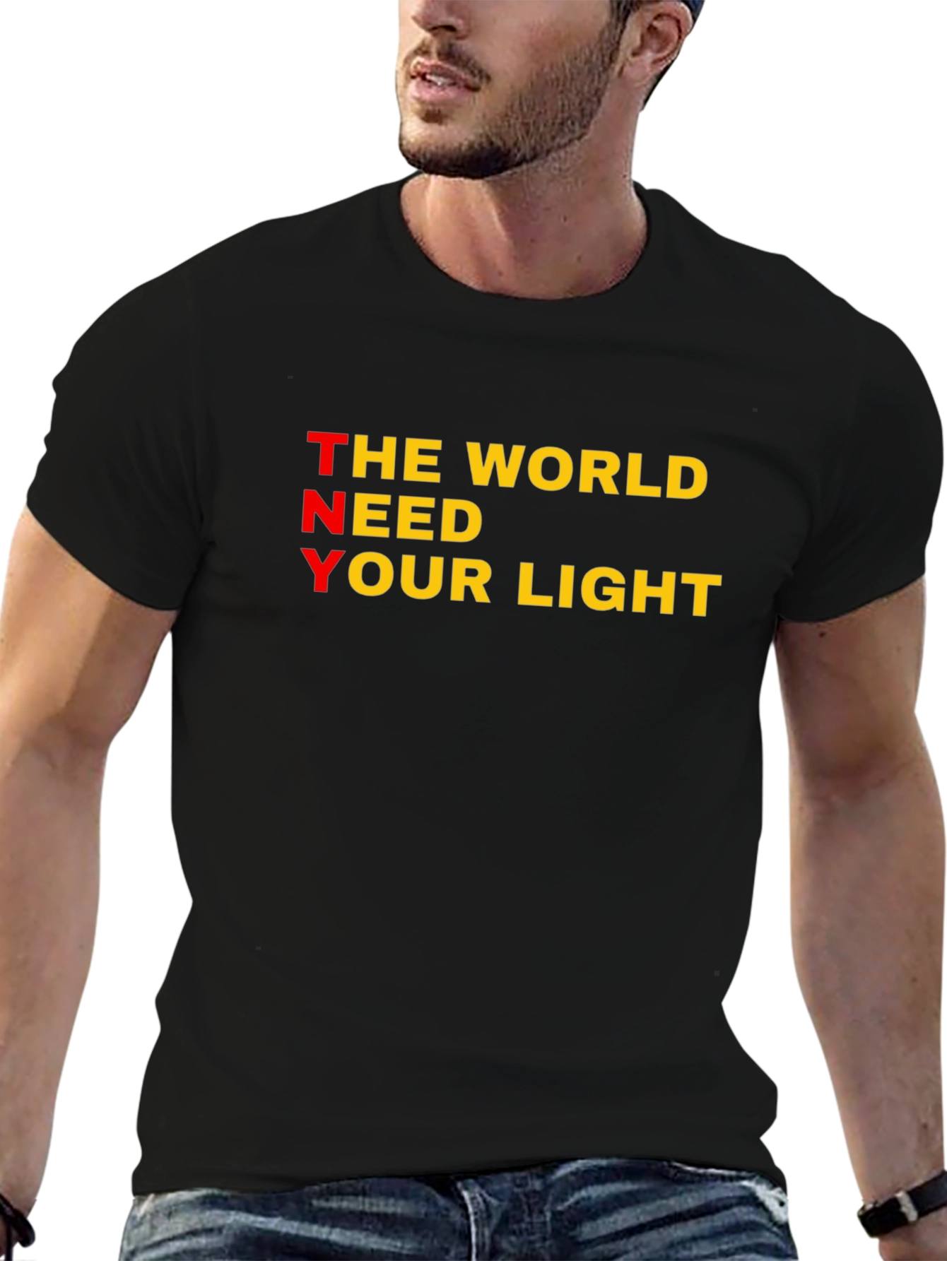 Inspirational TNY Graphic T-Shirt - Black