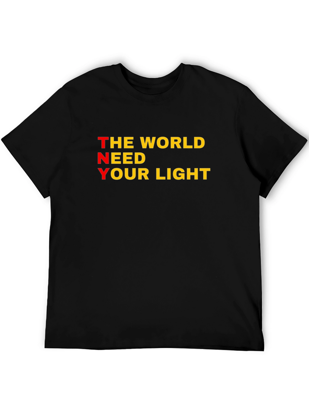 Inspirational TNY Graphic T-Shirt - Black