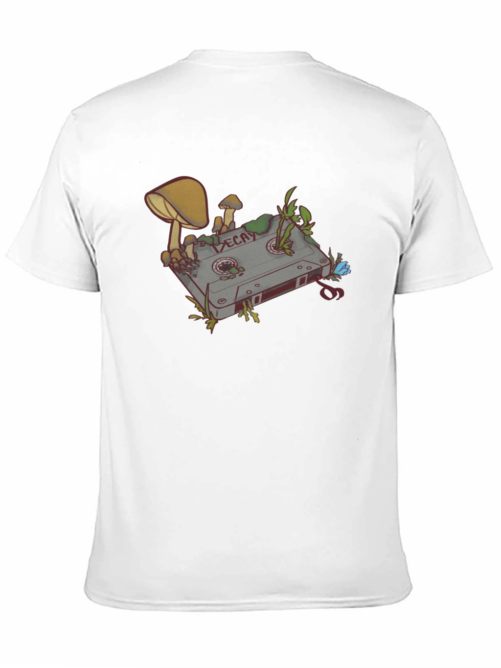 Decay Cassette Tape Graphic Tee - Black