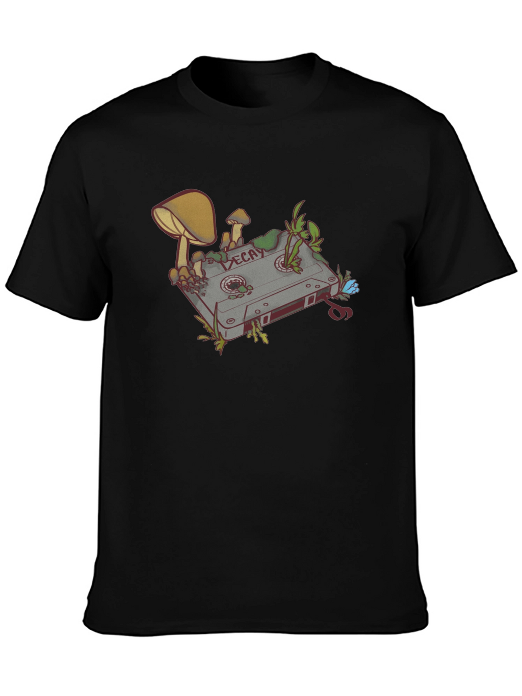 Decay Cassette Tape Graphic Tee - Black