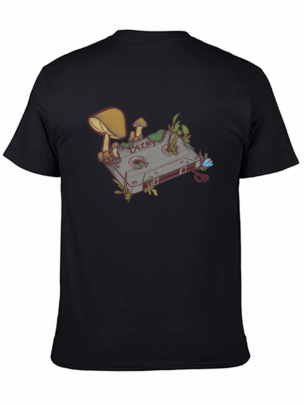 Decay Cassette Tape Graphic Tee - Black