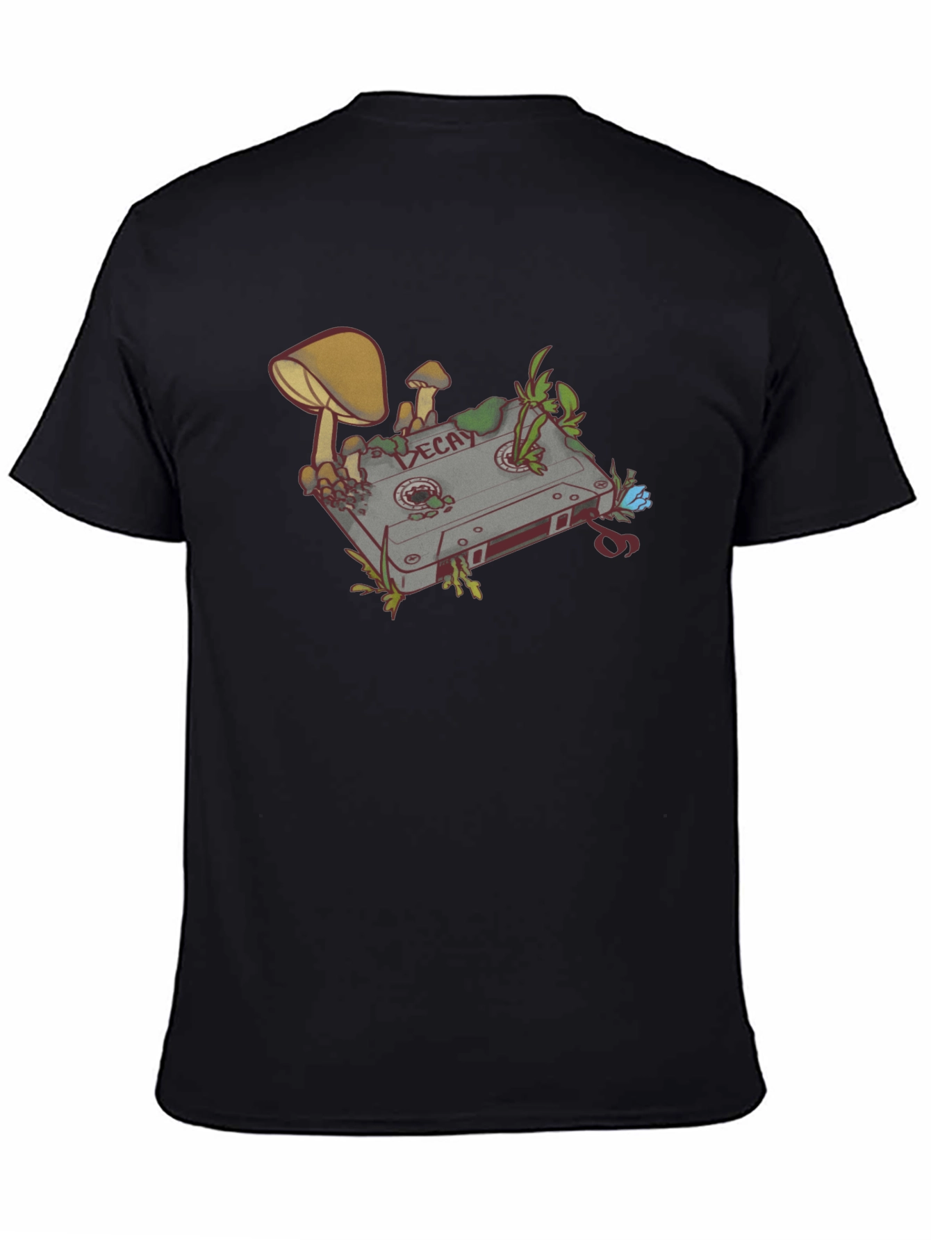 Decay Cassette Tape Graphic Tee - Black