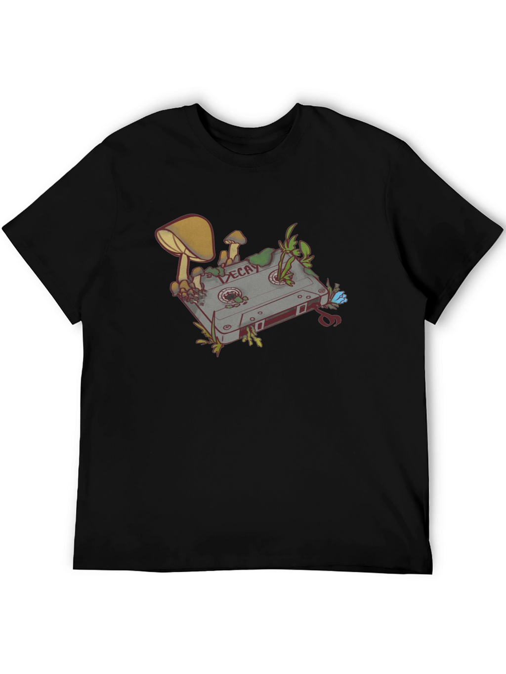 Decay Cassette Tape Graphic Tee - Black