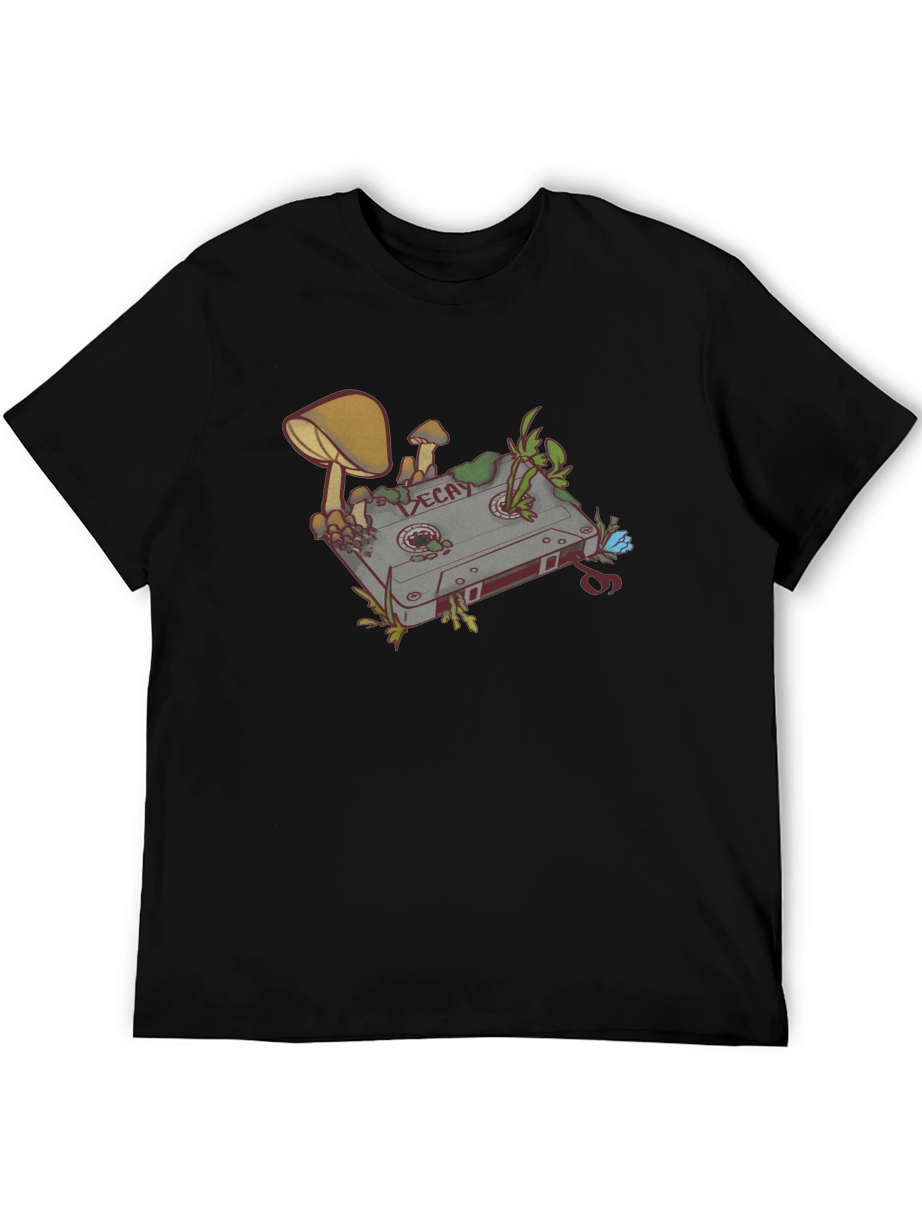Decay Cassette Tape Graphic Tee - Black