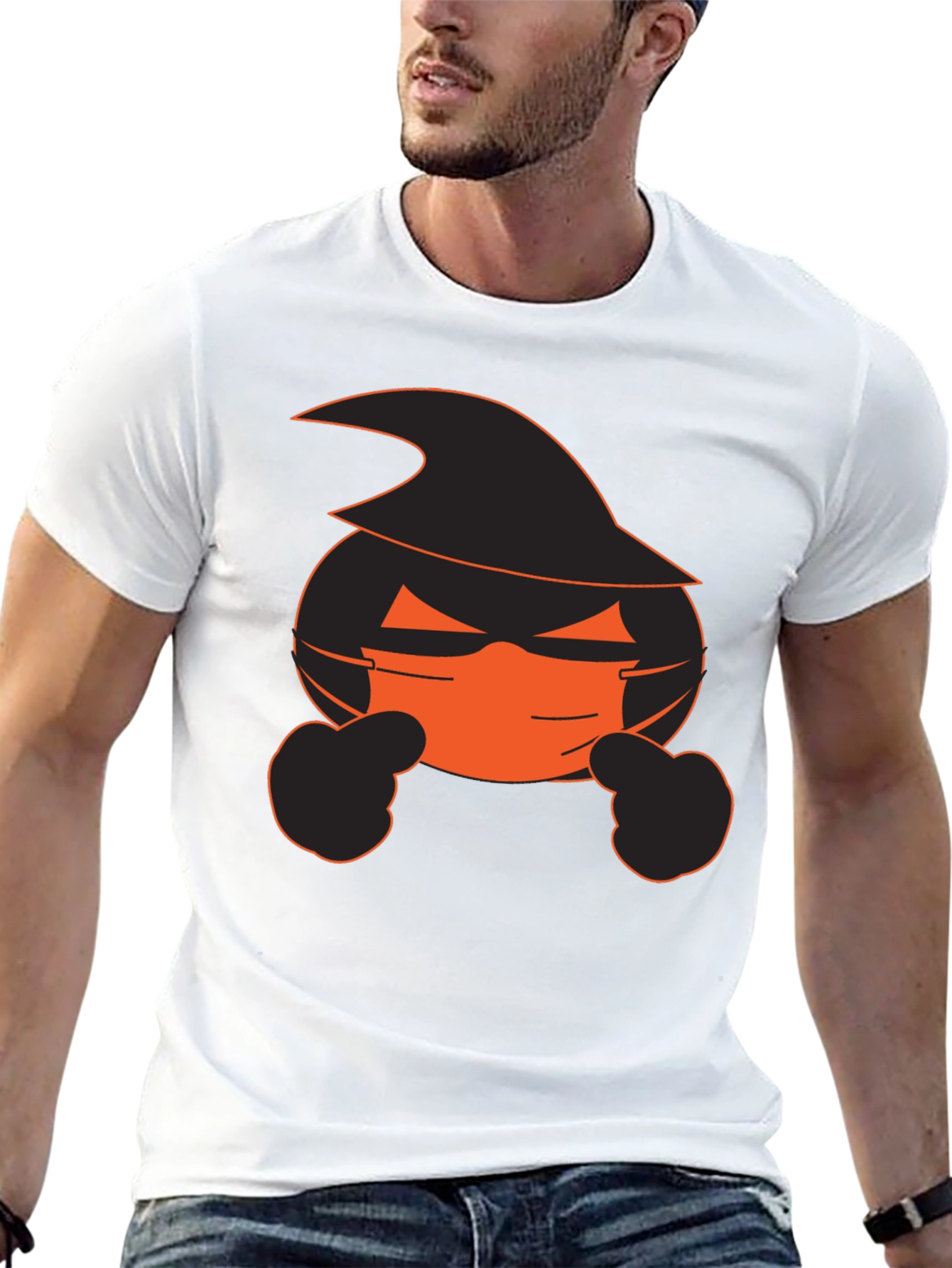 Halloween Emoji Mask T-Shirt