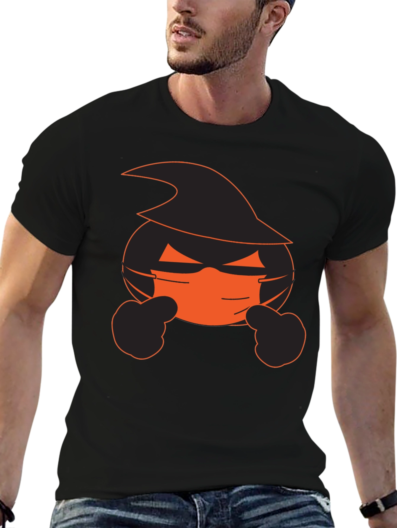 Halloween Emoji Mask T-Shirt