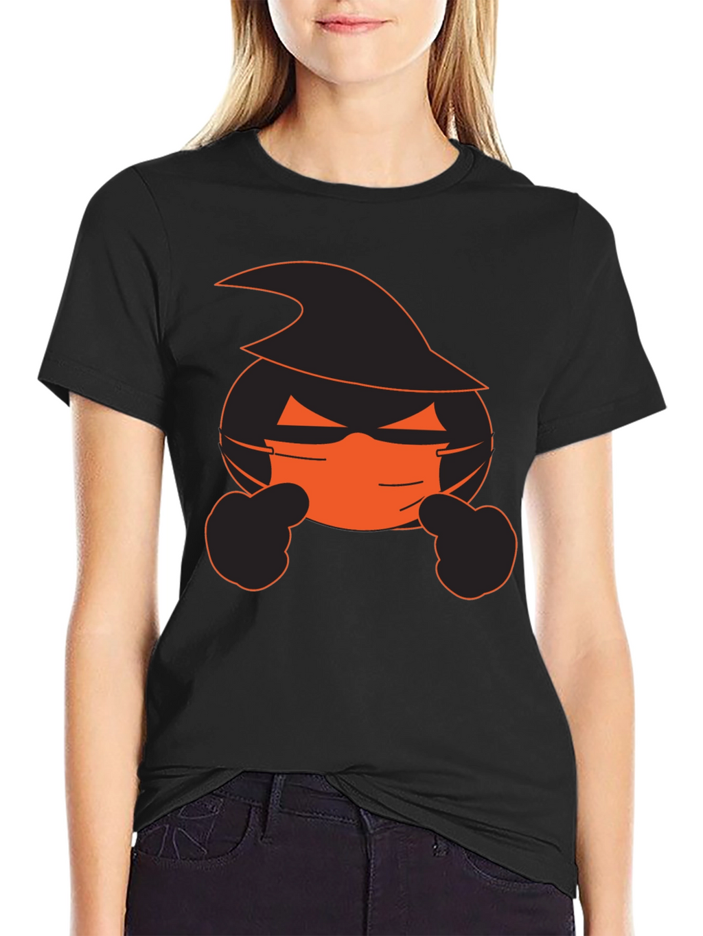 Halloween Emoji Mask T-Shirt