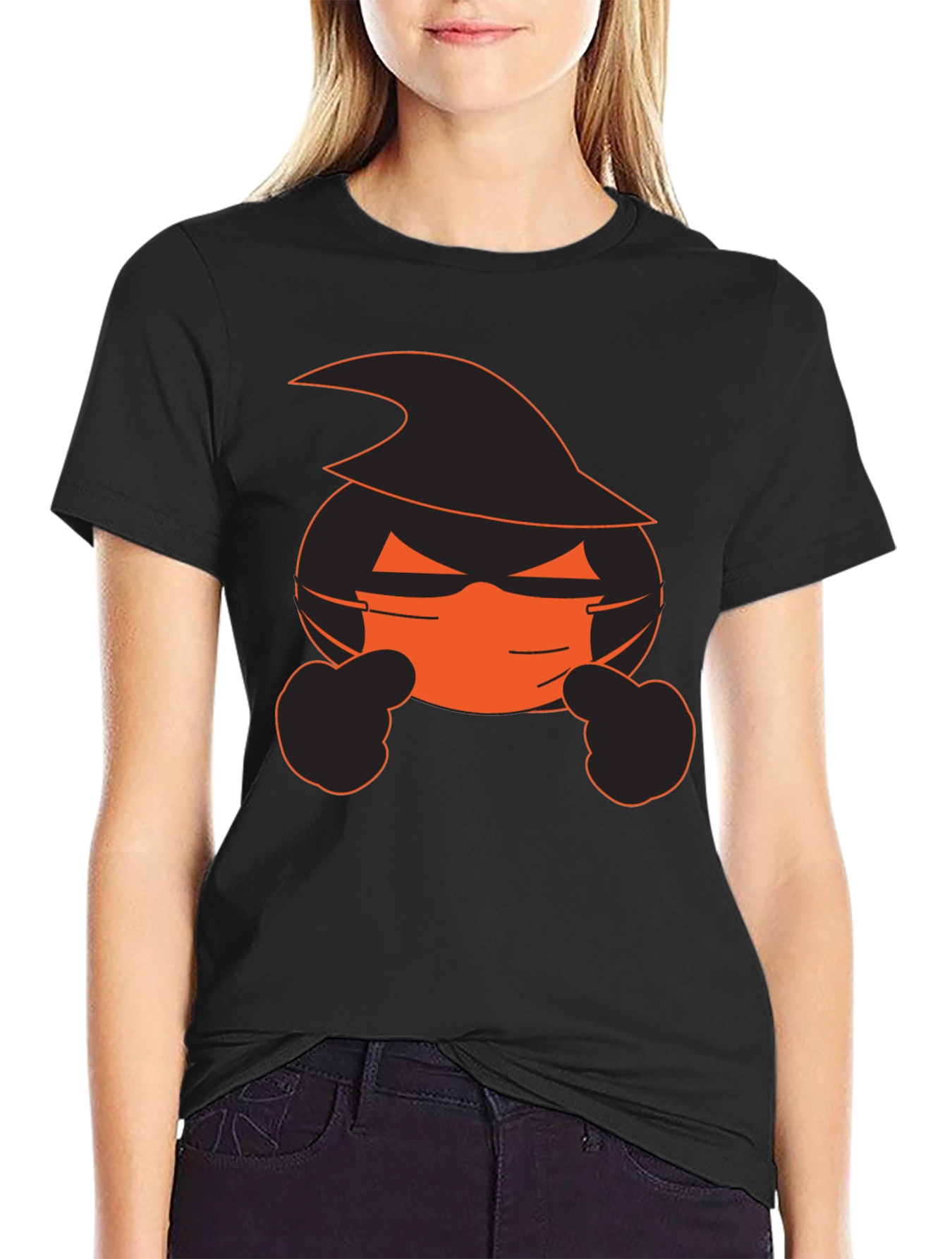 Halloween Emoji Mask T-Shirt