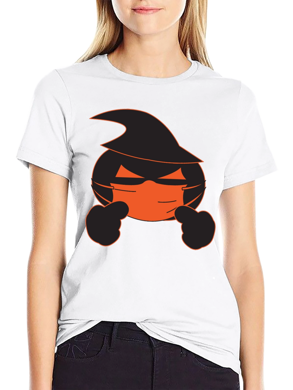 Halloween Emoji Mask T-Shirt