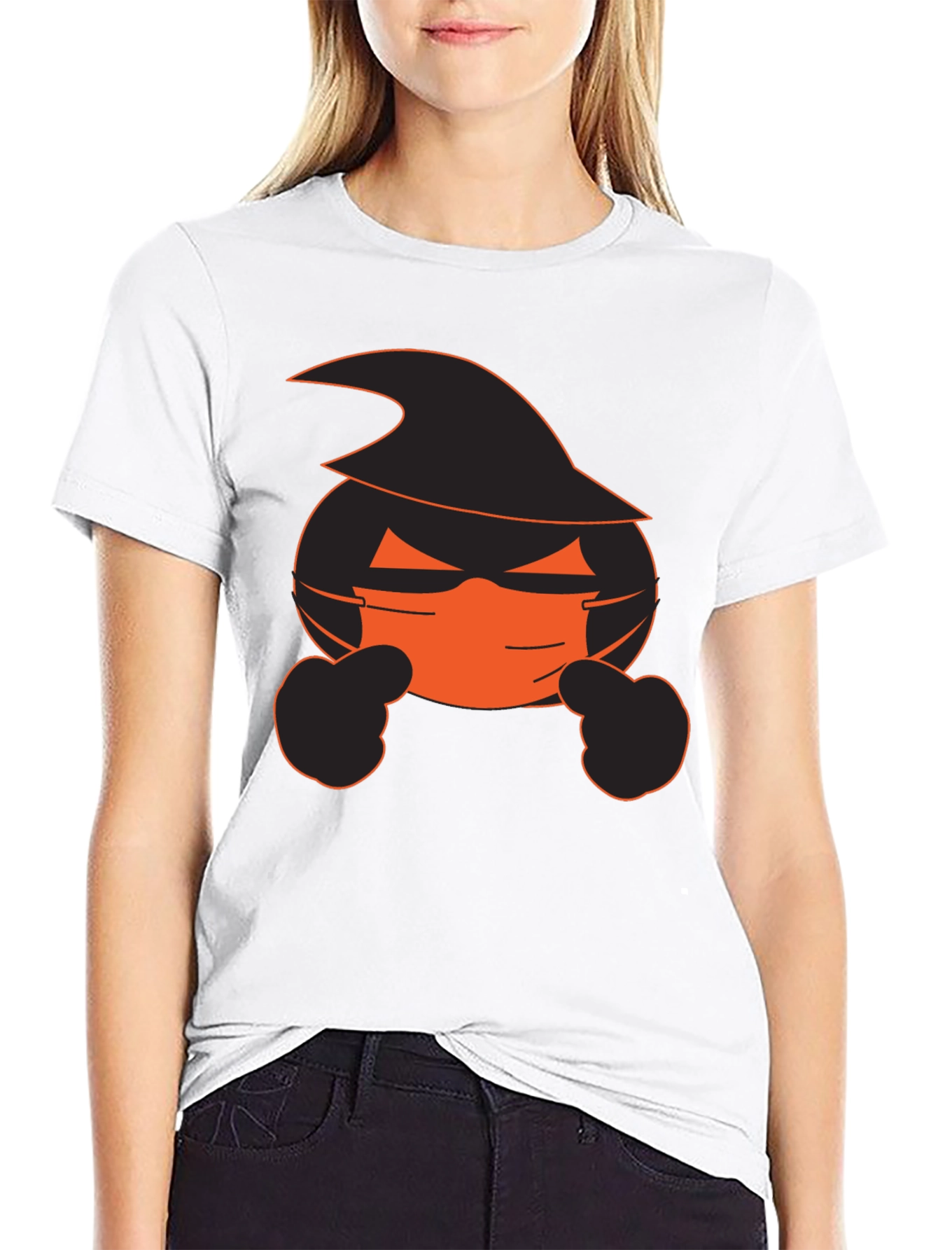 Halloween Emoji Mask T-Shirt