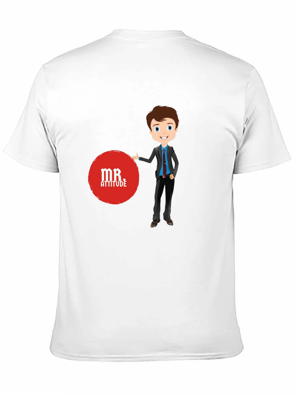 Mr. Attitude Graphic Tee - Stylish Black T-Shirt