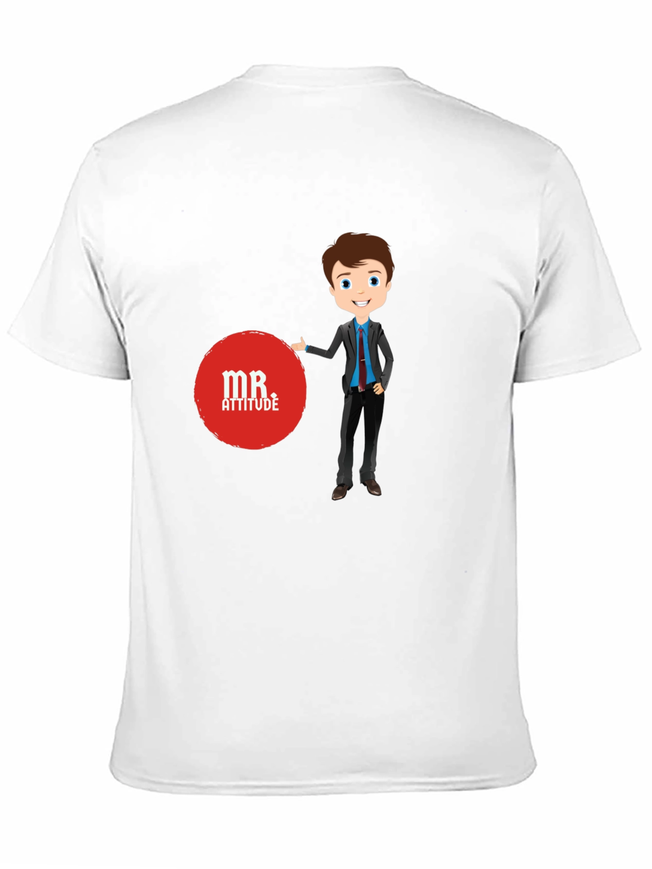 Mr. Attitude Graphic Tee - Stylish Black T-Shirt