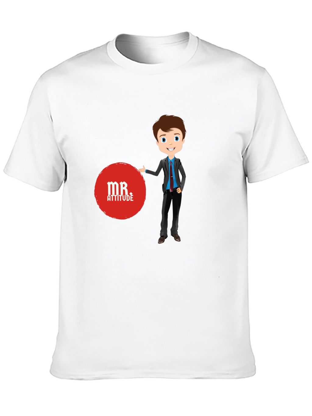 Mr. Attitude Graphic Tee - Stylish Black T-Shirt