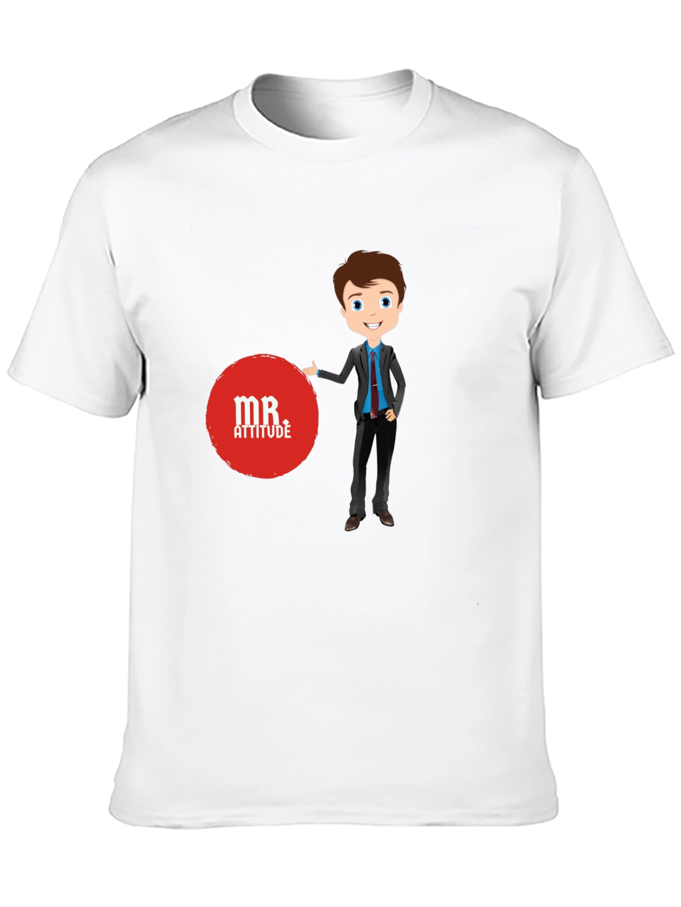 Mr. Attitude Graphic Tee - Stylish Black T-Shirt