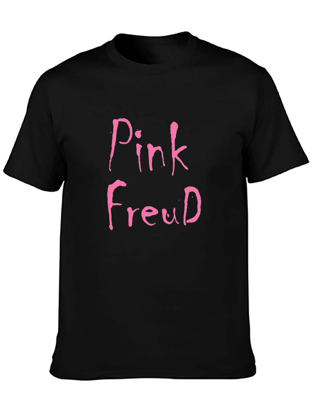 Pink Freud Graphic Tee - Quirky Unisex T-Shirt