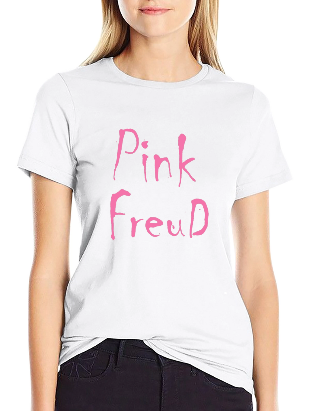 Pink Freud Graphic Tee - Quirky Unisex T-Shirt
