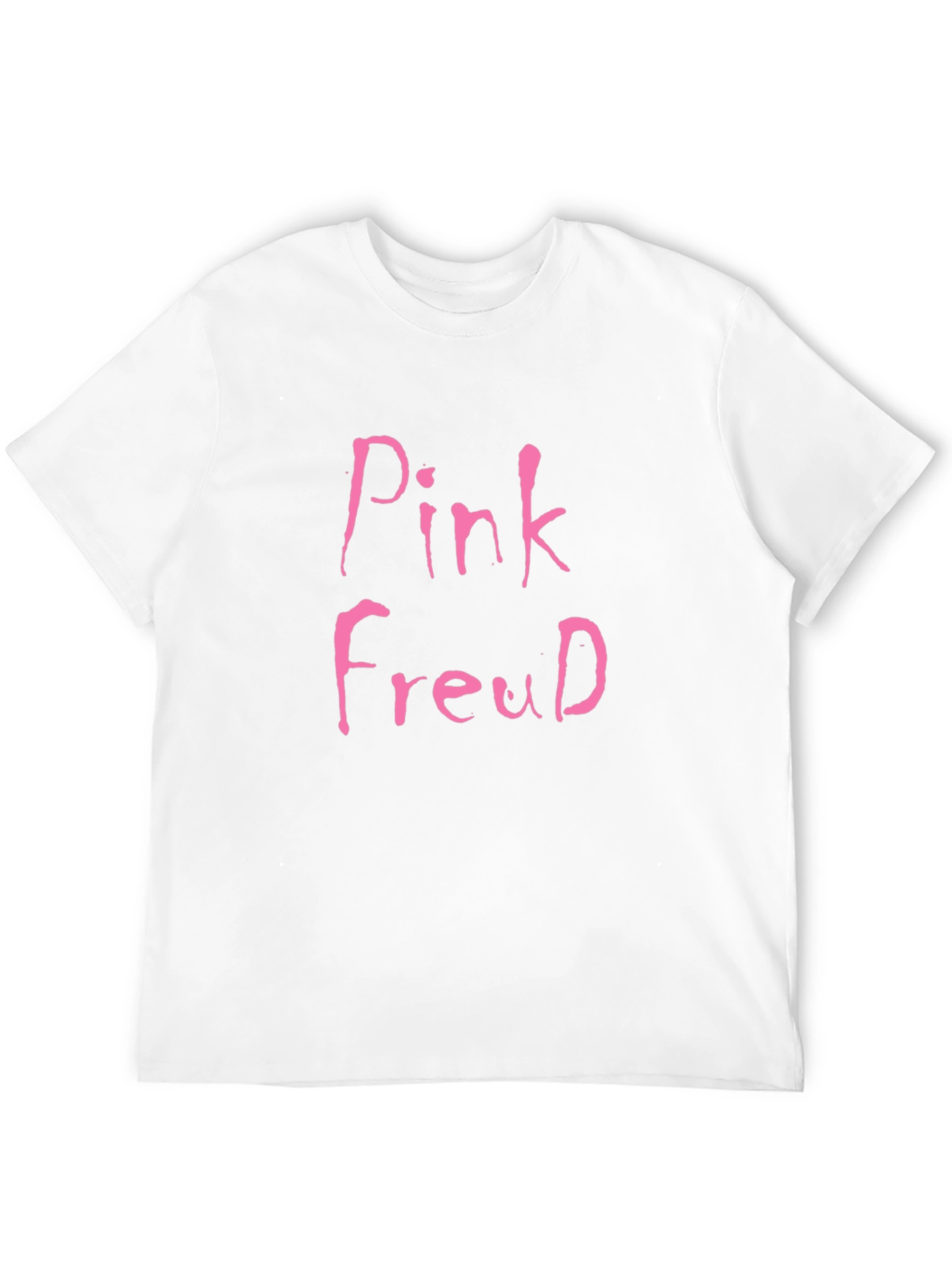 Pink Freud Graphic Tee - Quirky Unisex T-Shirt