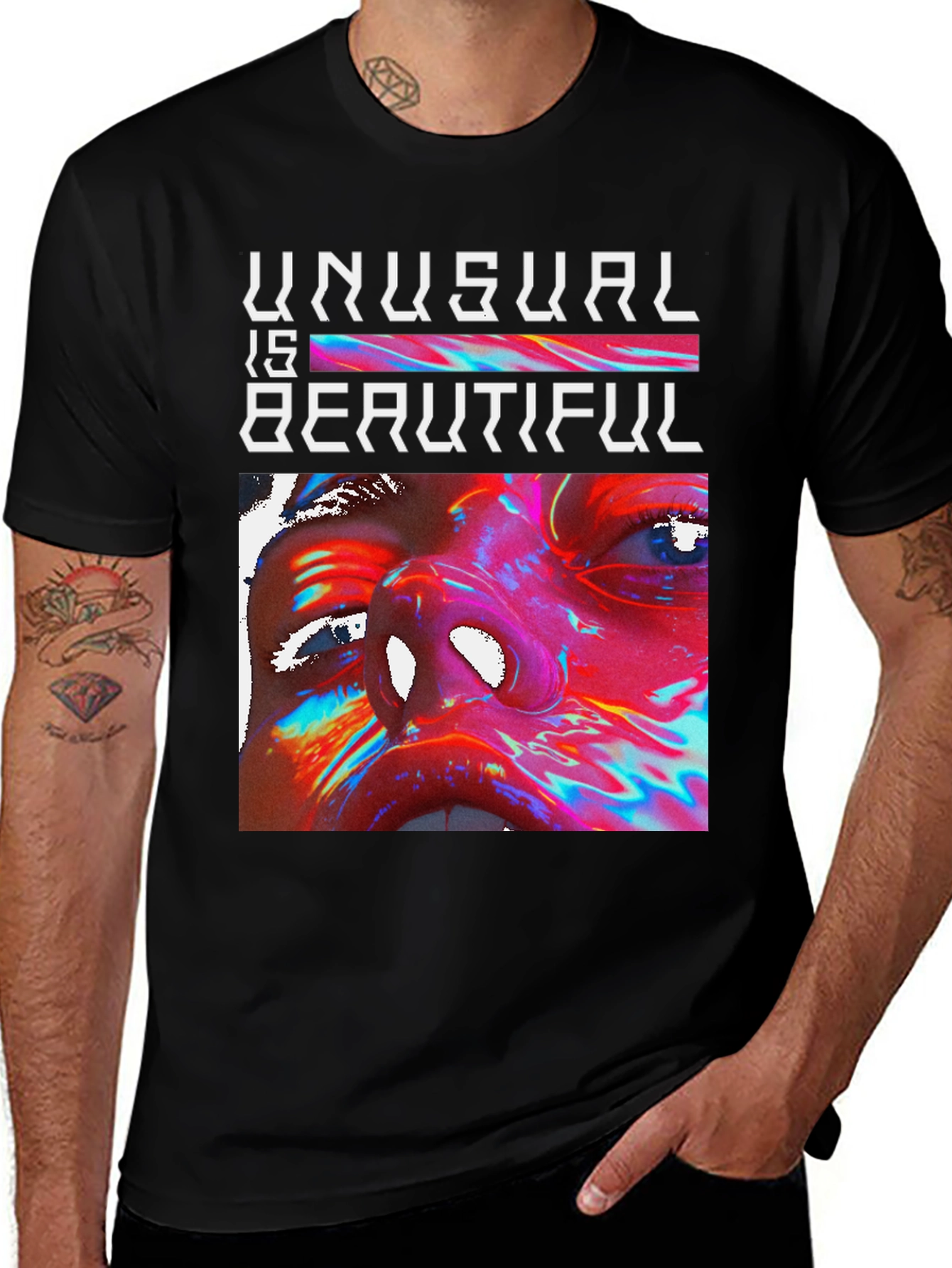 Unusual is Beautiful Graphic T-Shirt