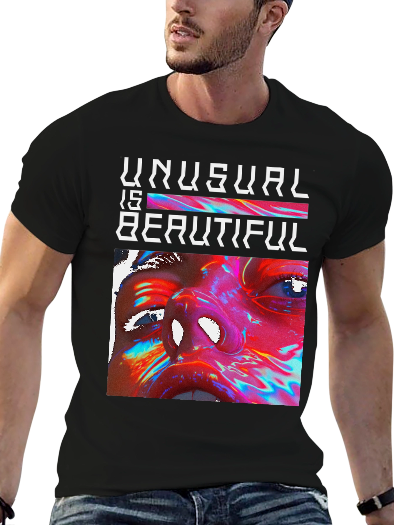 Unusual is Beautiful Graphic T-Shirt