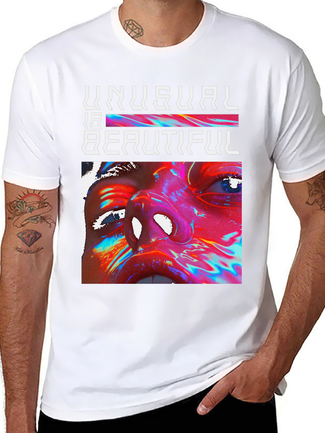 Unusual is Beautiful Graphic T-Shirt