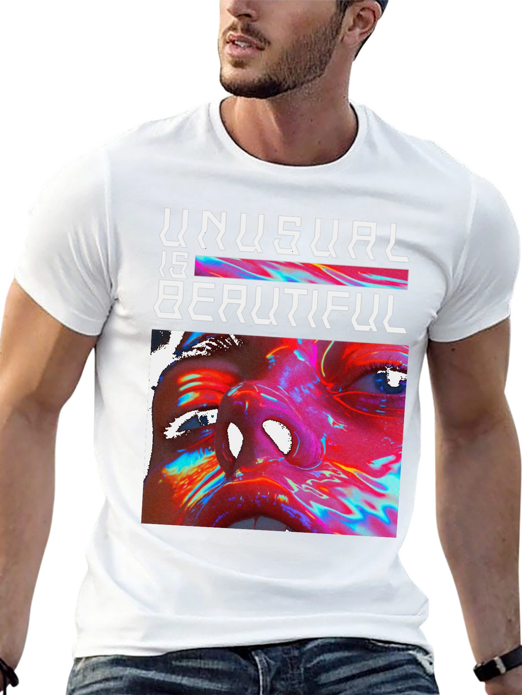 Unusual is Beautiful Graphic T-Shirt