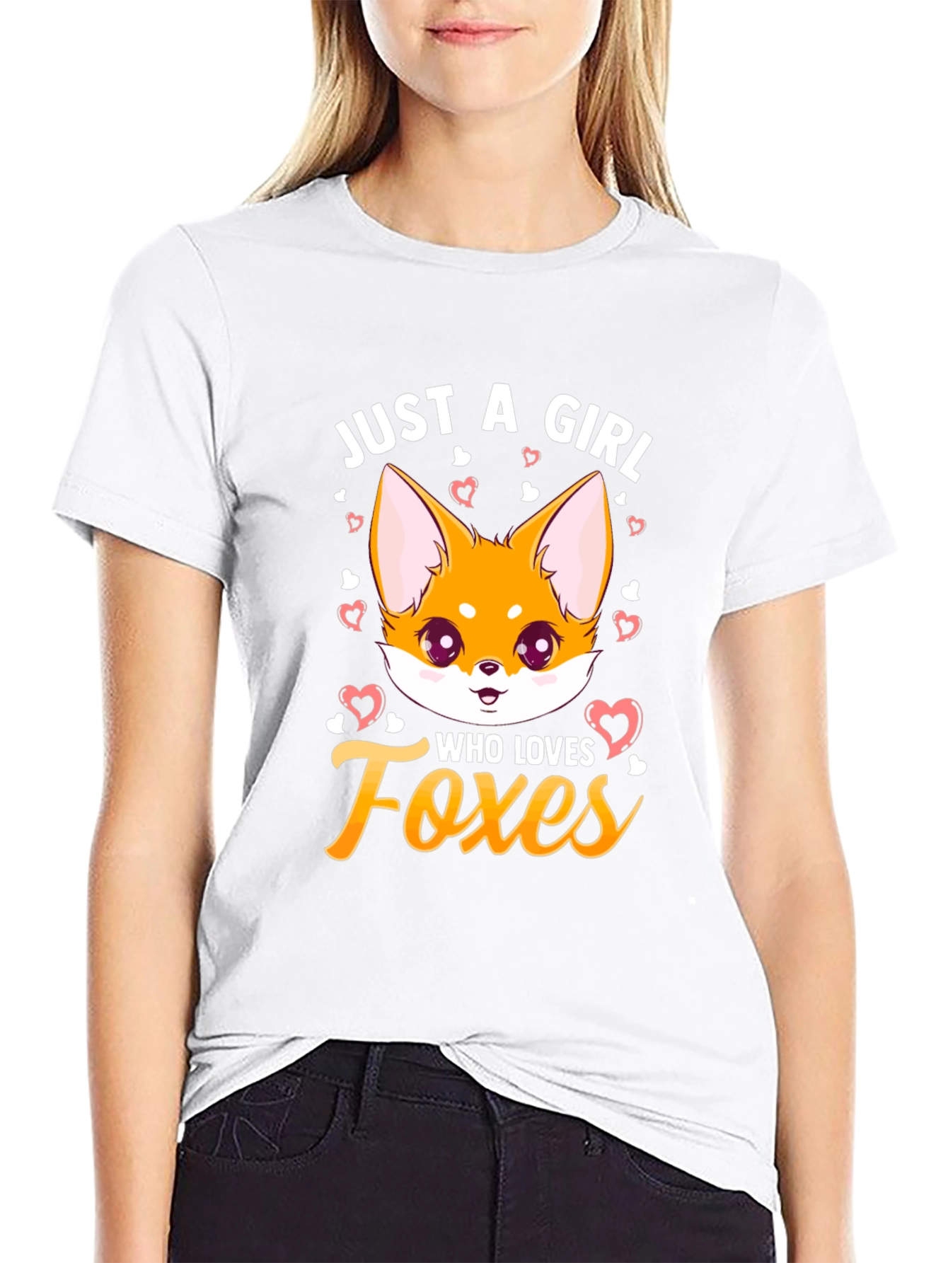 Just A Girl Who Loves Foxes T-Shirt