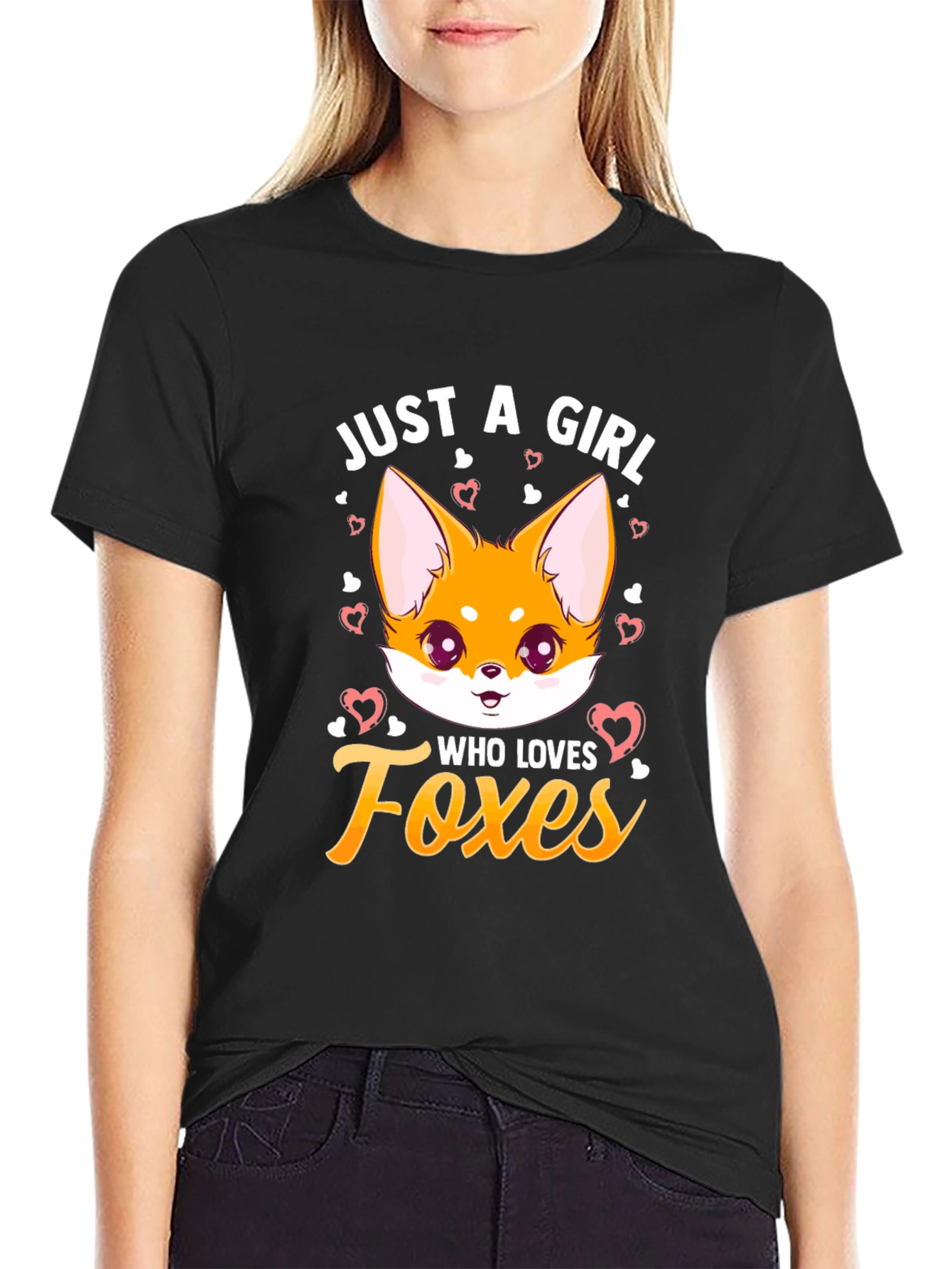 Just A Girl Who Loves Foxes T-Shirt